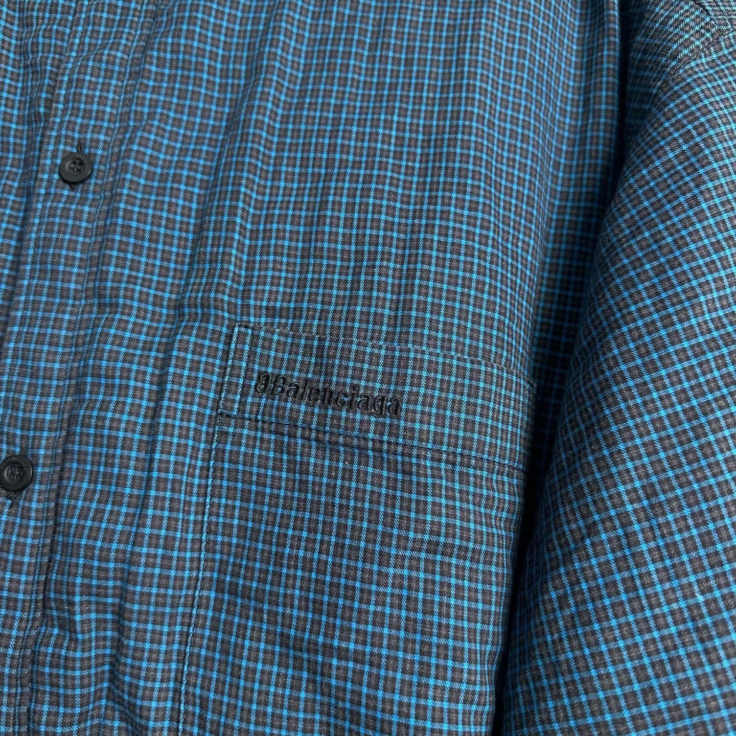 Balenciaga Balenciaga Check Quilted Shirt Size 37 Size US S / EU 44-46 / 1 - 4 Thumbnail