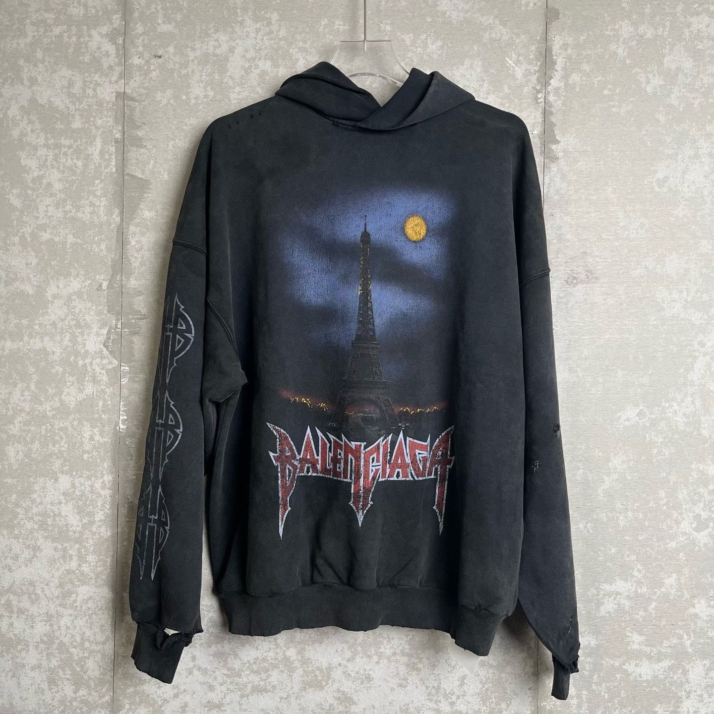 Balenciaga Balenciaga Eiffel Tower Print Hoodie Size 1 Size US S / EU 44-46 / 1 - 2 Thumbnail