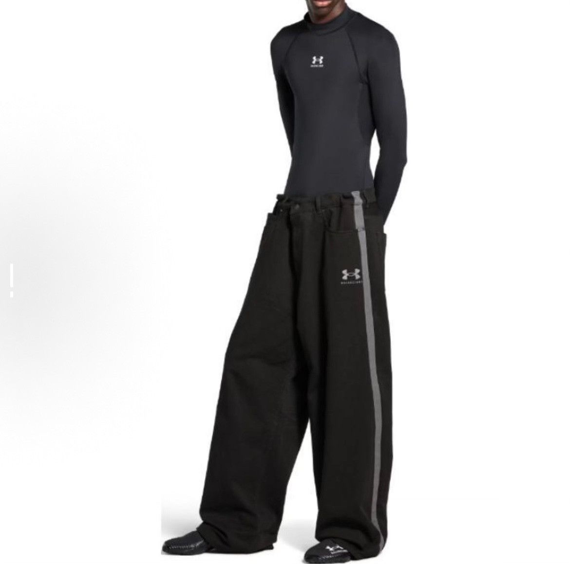 Balenciaga Balenciaga x Under Armour Side Stripe Pants Size M Size US 32 / EU 48 - 6 Thumbnail