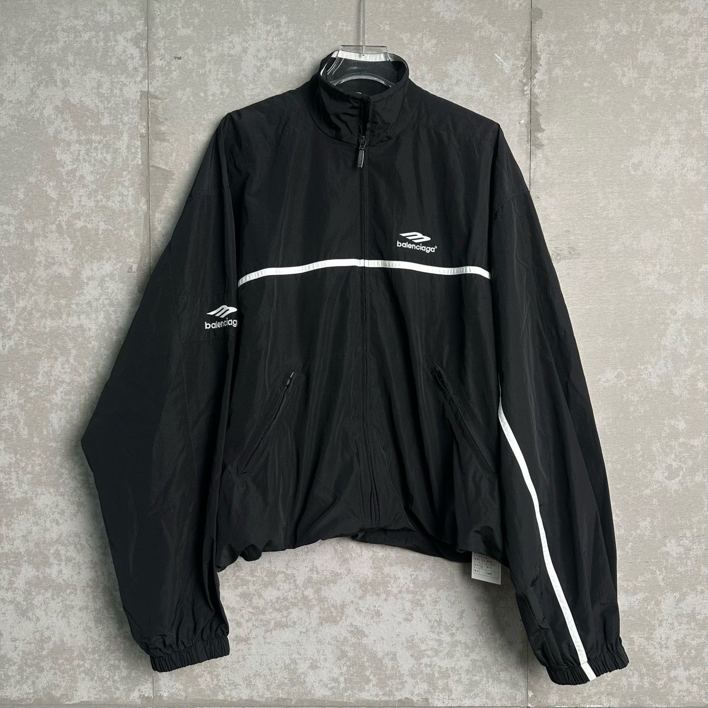 Balenciaga Balenciaga Striped 3B Logo Zip Jacket XS Size US XS / EU 42 / 0 - 2 Thumbnail