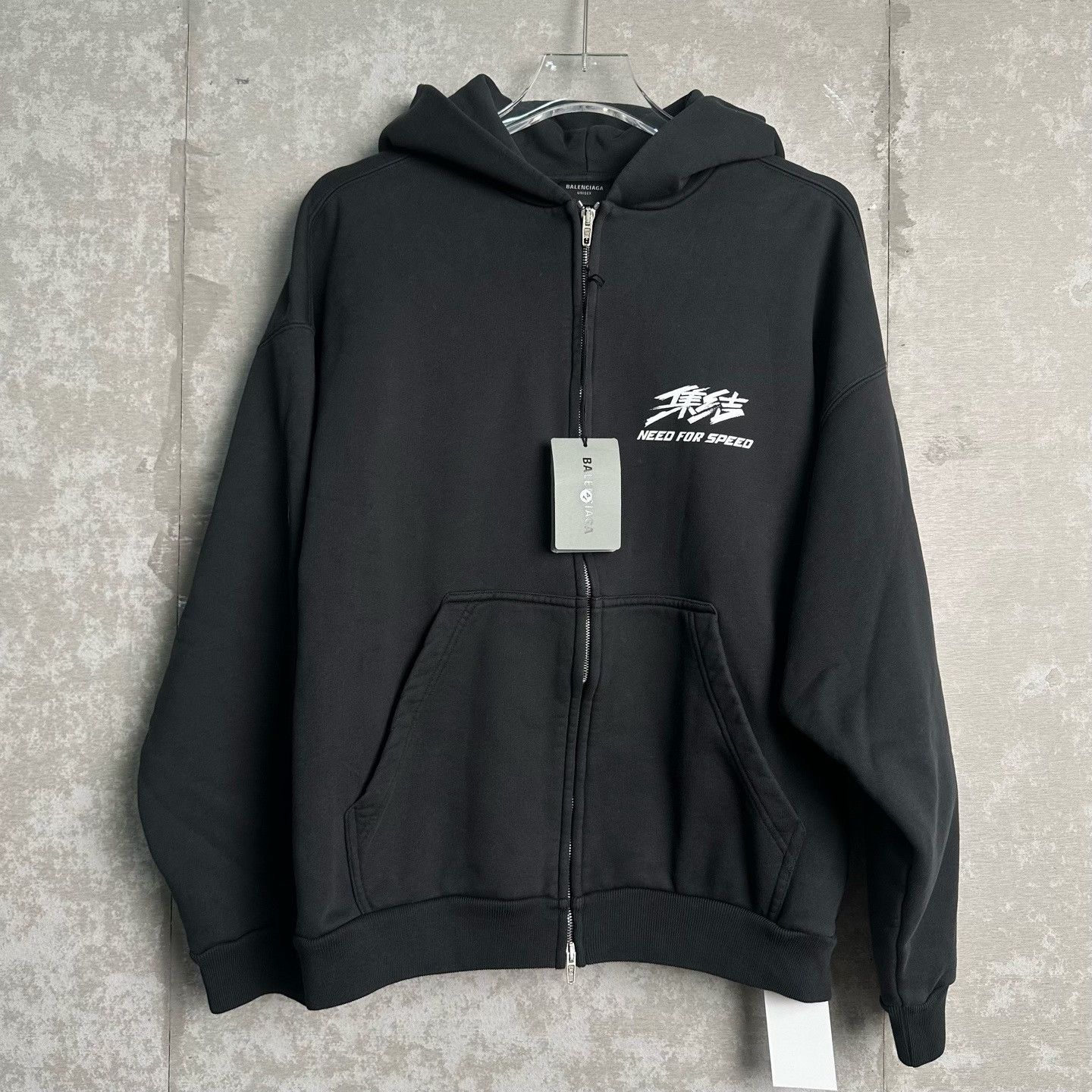 Balenciaga Balenciaga Need for Speed Zip Hoodie S Size US S / EU 44-46 / 1 - 2 Thumbnail
