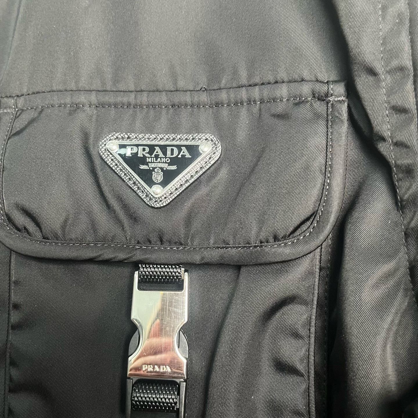 Prada Prada Nylon Double Pocket Shirt Jacket XS Size US XS / EU 42 / 0 - 4 Thumbnail