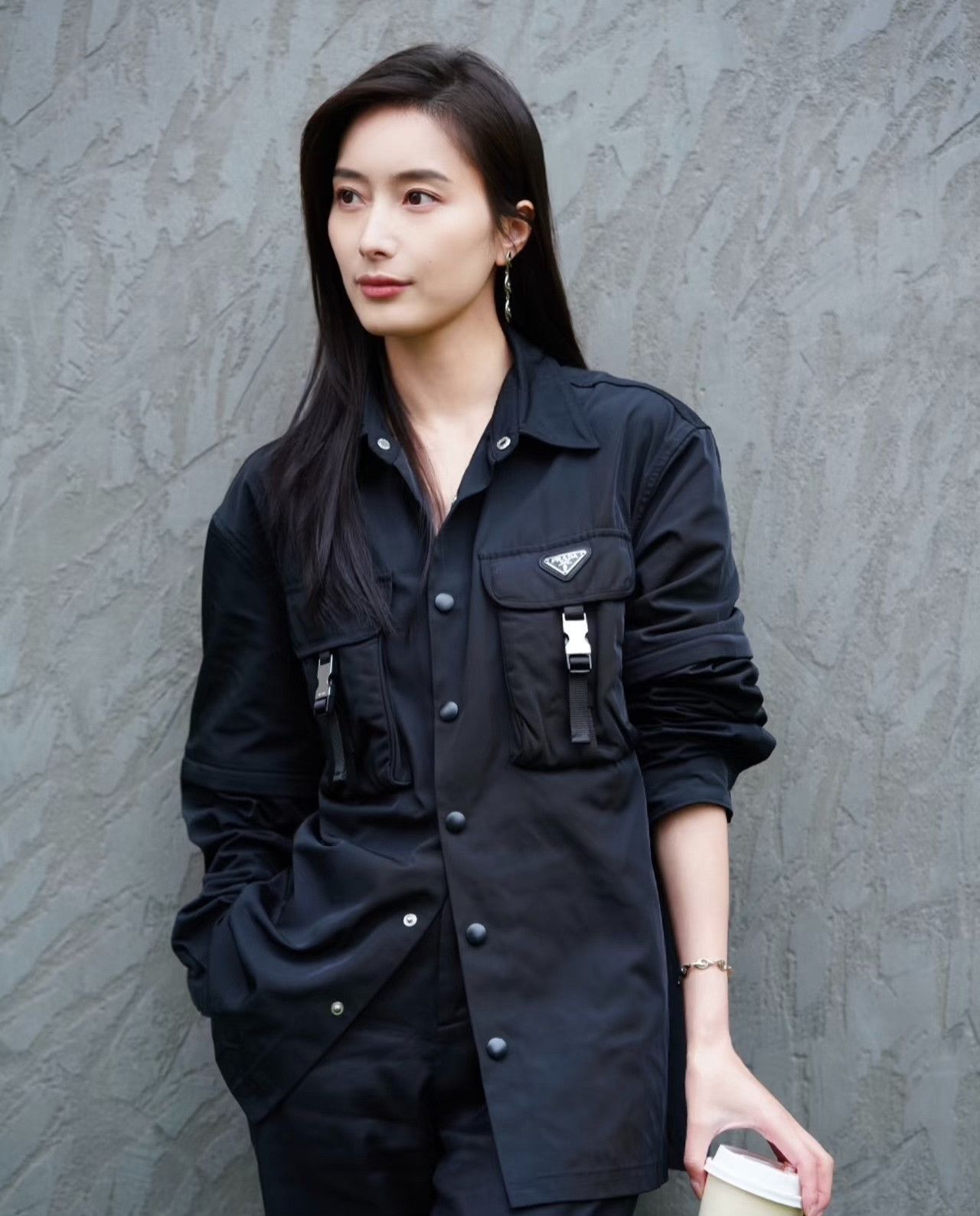 Prada Prada Nylon Double Pocket Shirt Jacket XS Size US XS / EU 42 / 0 - 7 Thumbnail