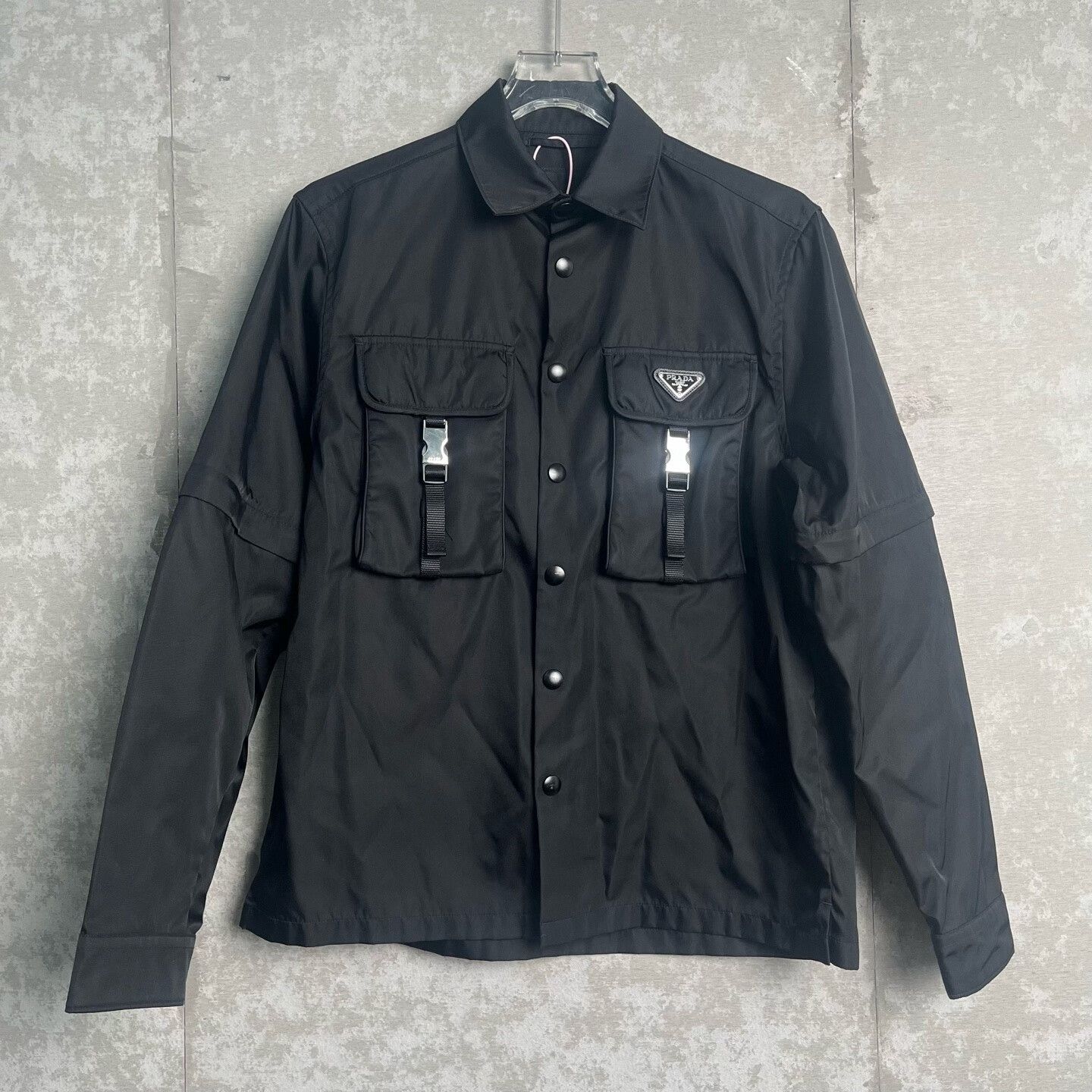 Prada Prada Nylon Double Pocket Shirt Jacket XS Size US XS / EU 42 / 0 - 2 Thumbnail