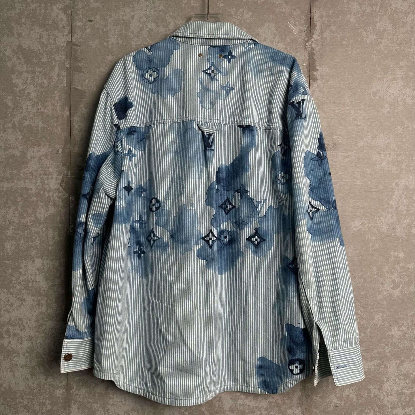 Louis Vuitton Louis Vuitton Monogram Denim Shirt XXL Size US XXL / EU 58 / 5 - 5 Thumbnail