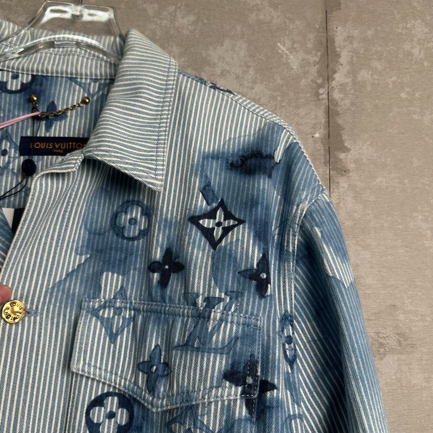 Louis Vuitton Louis Vuitton Monogram Denim Shirt XXL Size US XXL / EU 58 / 5 - 4 Thumbnail