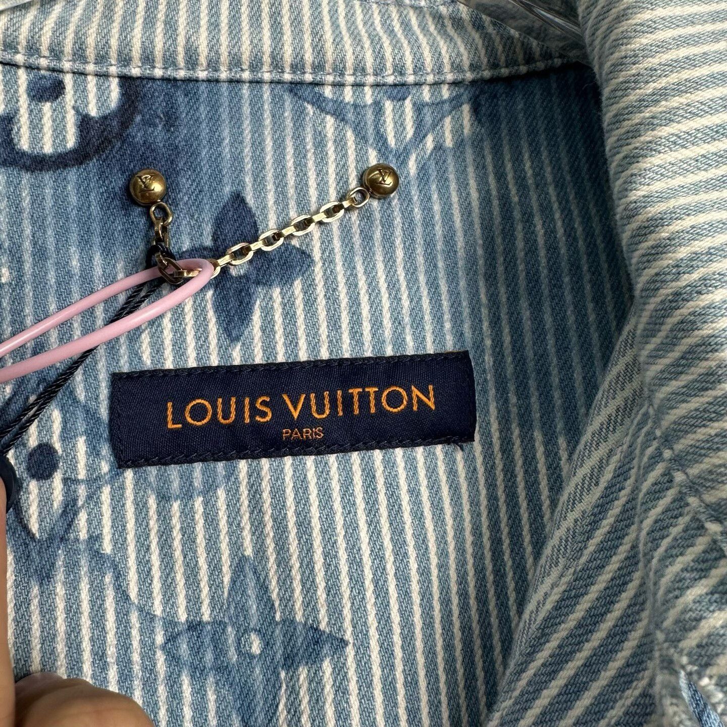 Louis Vuitton Louis Vuitton Monogram Denim Shirt XXL Size US XXL / EU 58 / 5 - 3 Thumbnail