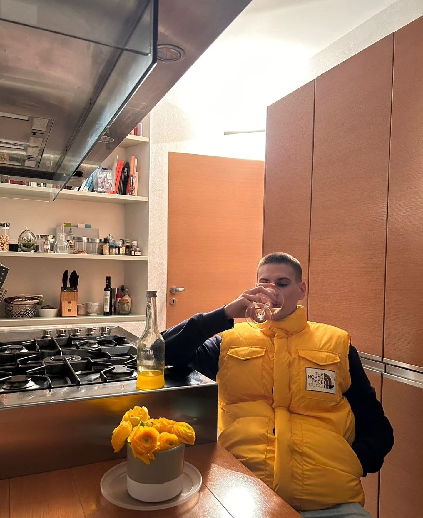 Gucci × The North Face Gucci x The North Face Yellow Puffer Vest Size M Size US M / EU 48-50 / 2 - 6 Thumbnail