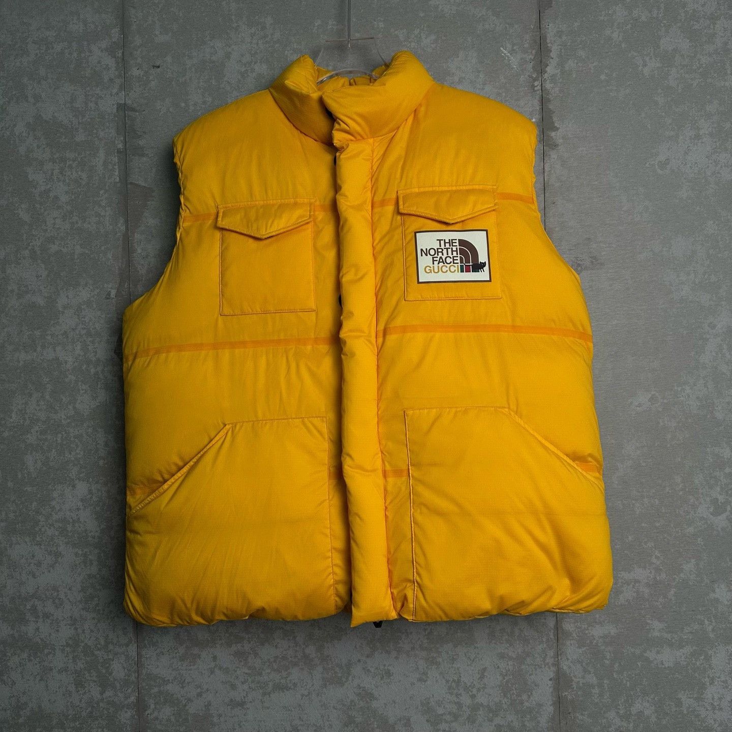 Gucci × The North Face Gucci x The North Face Yellow Puffer Vest Size M Size US M / EU 48-50 / 2 - 2 Thumbnail