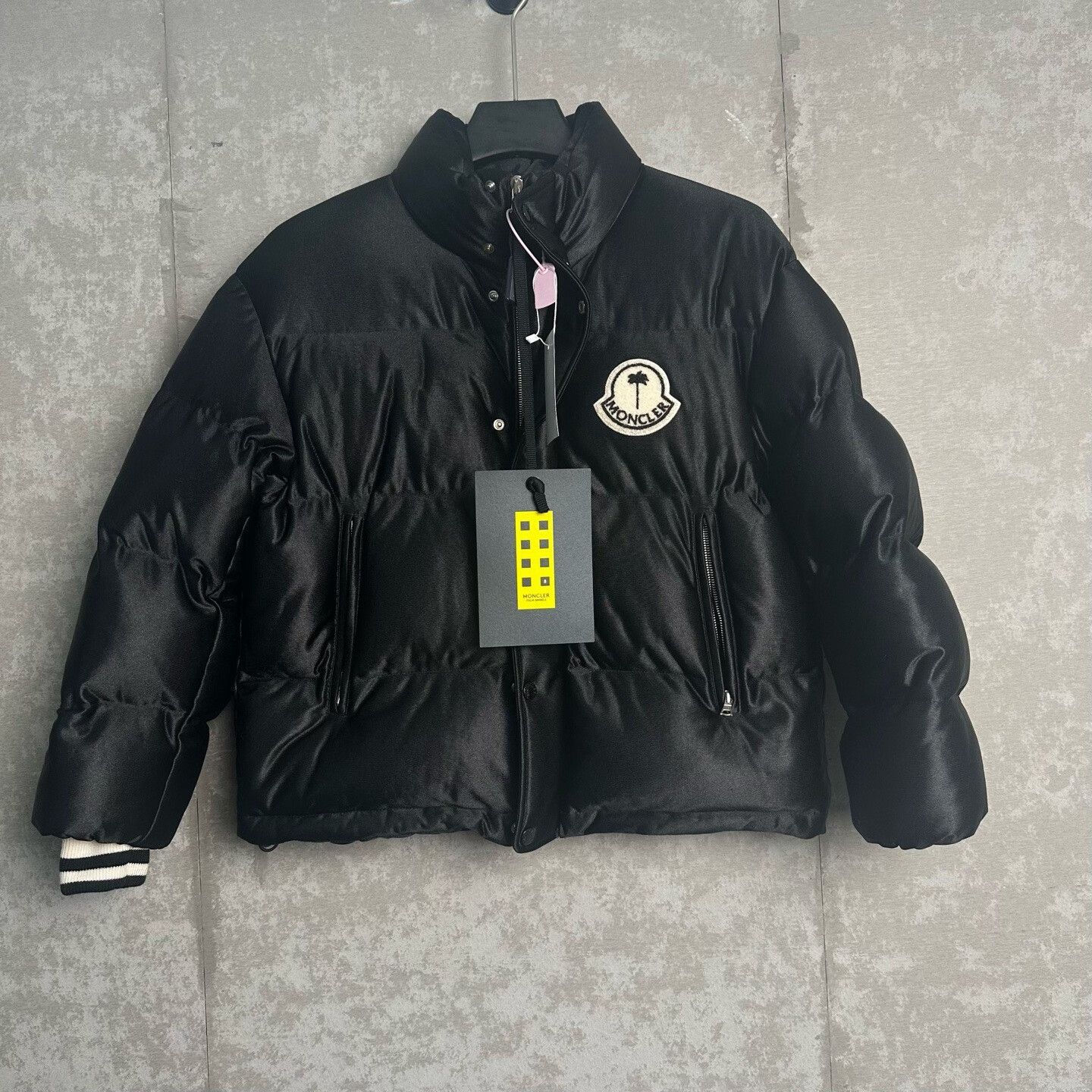 Moncler × Palm Angels Moncler x Palm Angels Black Puffer Jacket Size 0 Size US XS / EU 42 / 0 - 2 Thumbnail
