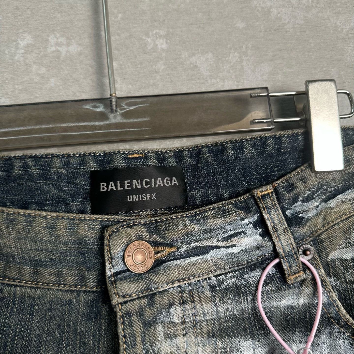 Balenciaga Balenciaga Graffiti Print Denim Jeans Size L Size US 34 / EU 50 - 3 Thumbnail