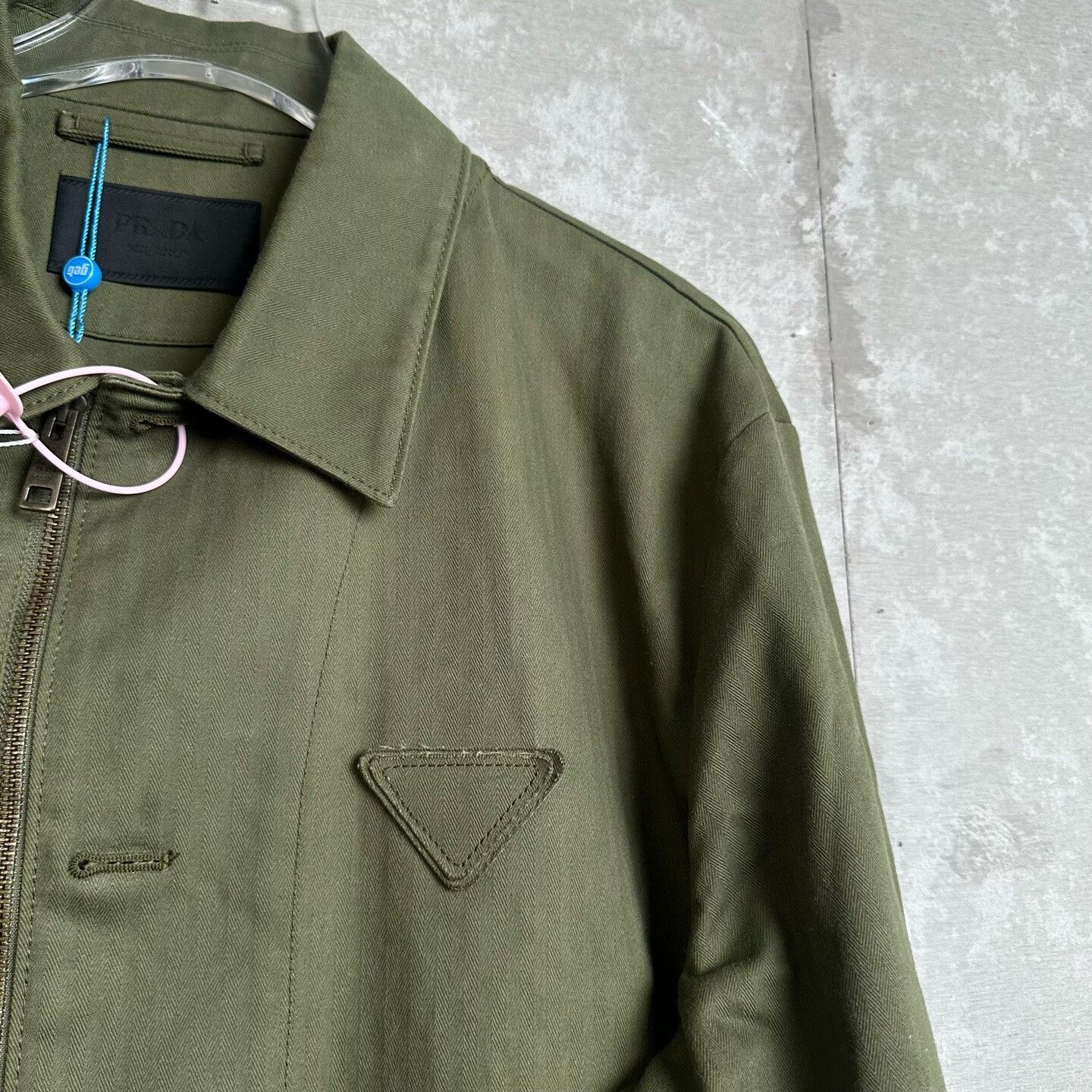Prada Prada Green Utility Zip Jacket Size 52 Size US L / EU 52-54 / 3 - 4 Thumbnail