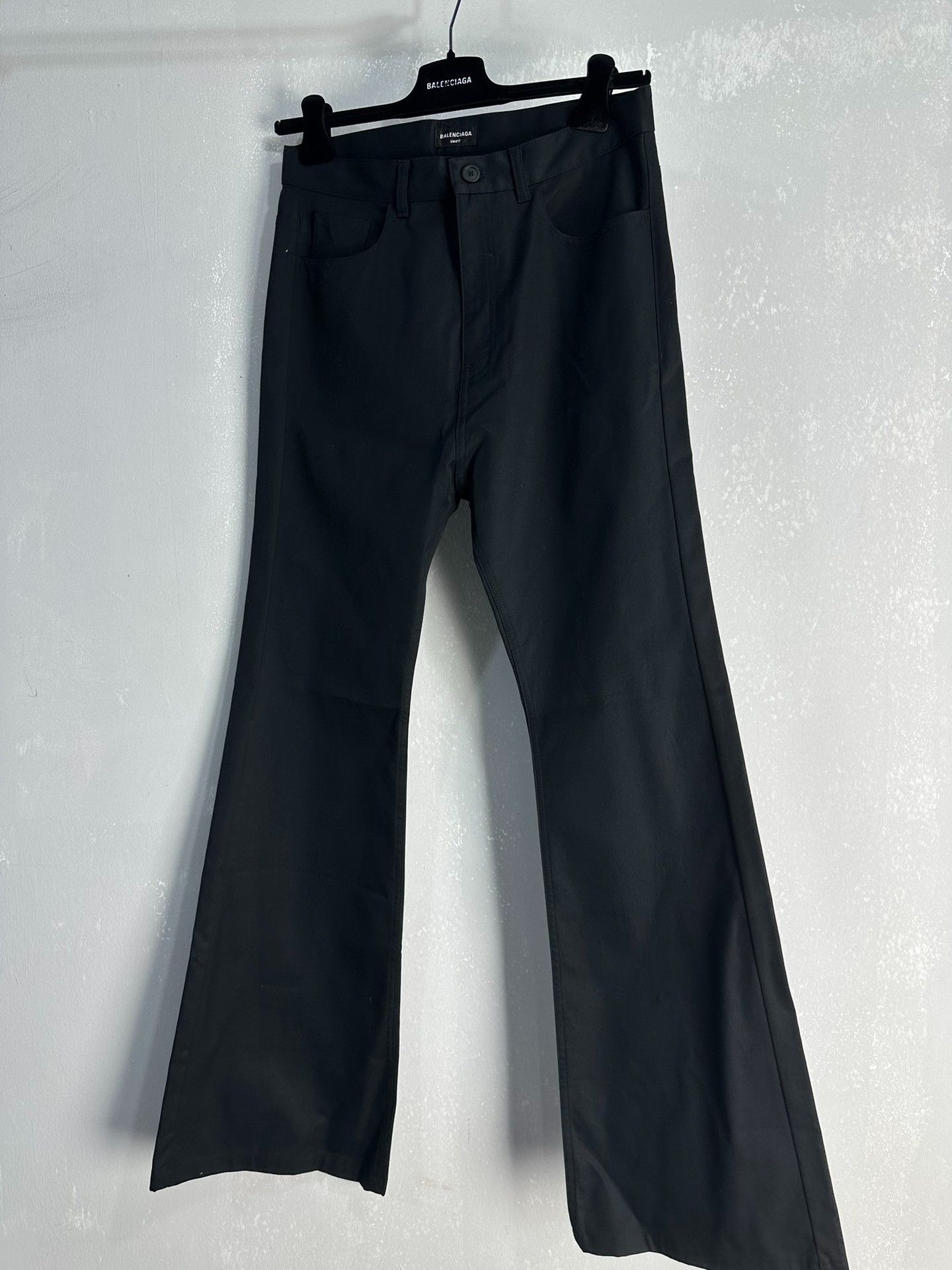 Balenciaga Balenciaga Black Flared Trousers XS Size US 28 / EU 44 - 2 Thumbnail