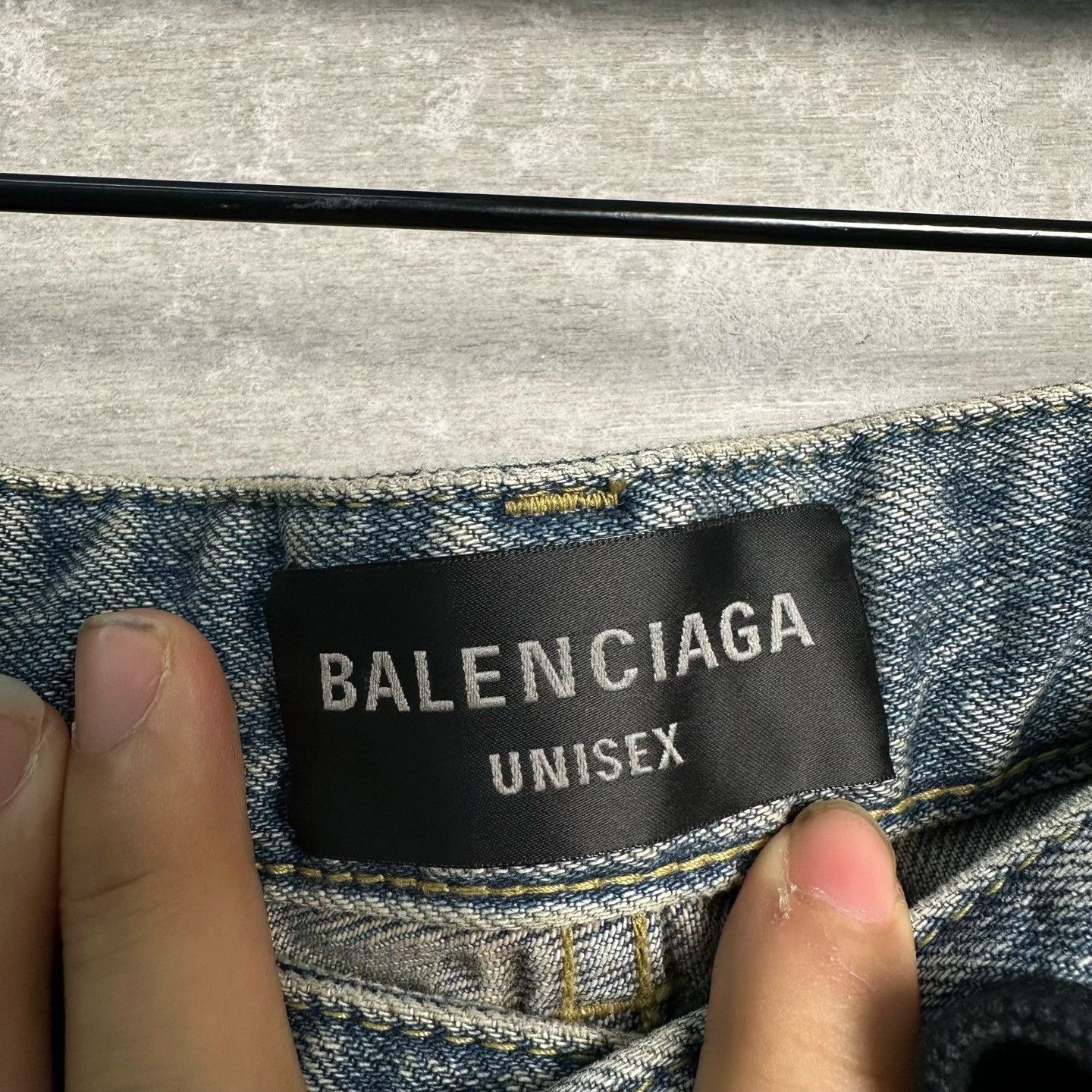 Balenciaga Balenciaga Distressed Drawstring Denim Jeans S Size US 30 / EU 46 - 3 Thumbnail