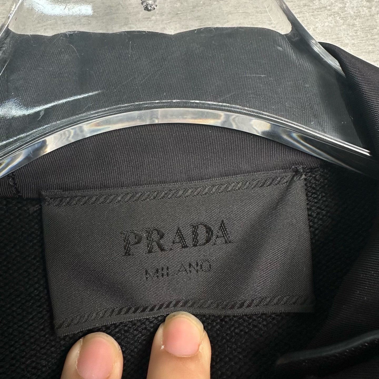 Prada Prada Black Nylon Hybrid Hooded Jacket IT 46 Size US S / EU 44-46 / 1 - 4 Thumbnail