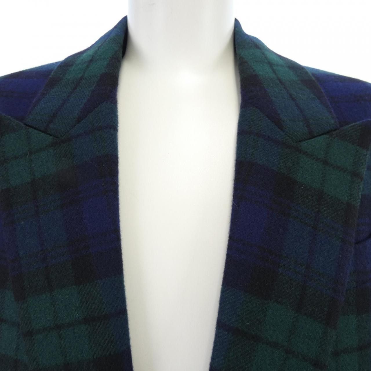 Yves Saint Laurent Yves Saint Laurent Saint Laurent Wool Jacket Textile Outerwear 837196Y1M46 DUTY FREE for USA Size ONE SIZE - 5 Thumbnail