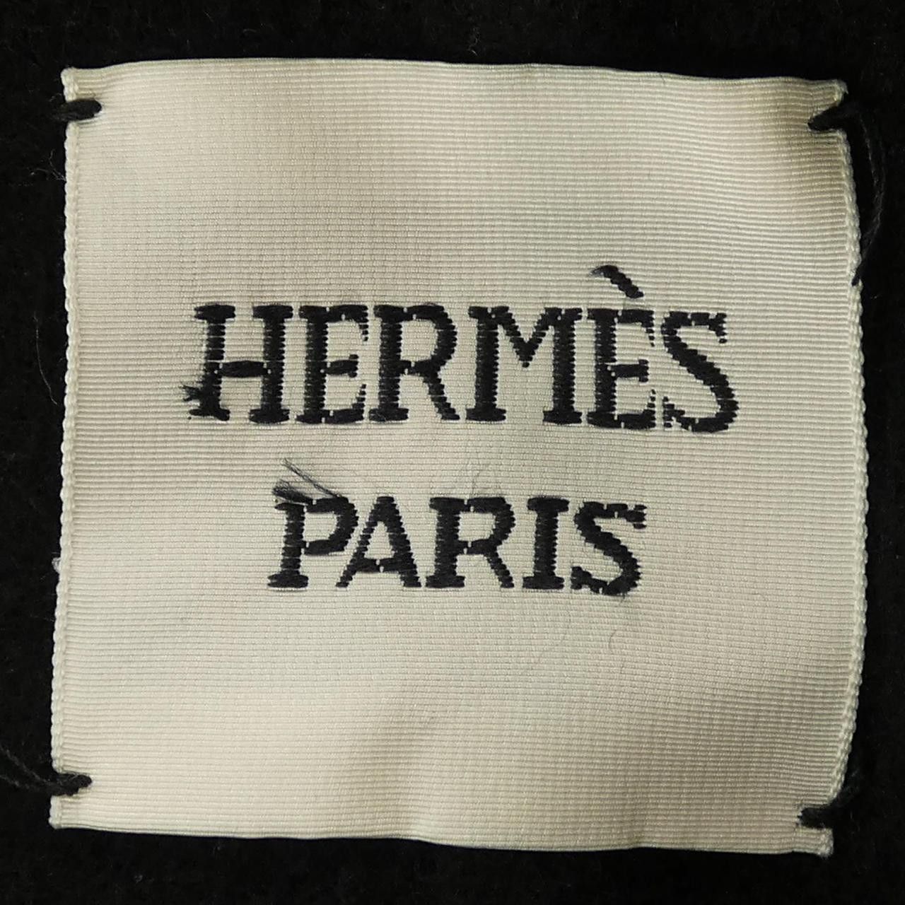 Hermes Hermes Hermès Cuir de Selle 100% Cashmere Coat 38 Leather Outerwear DUTY FREE for USA Size ONE SIZE - 4 Thumbnail
