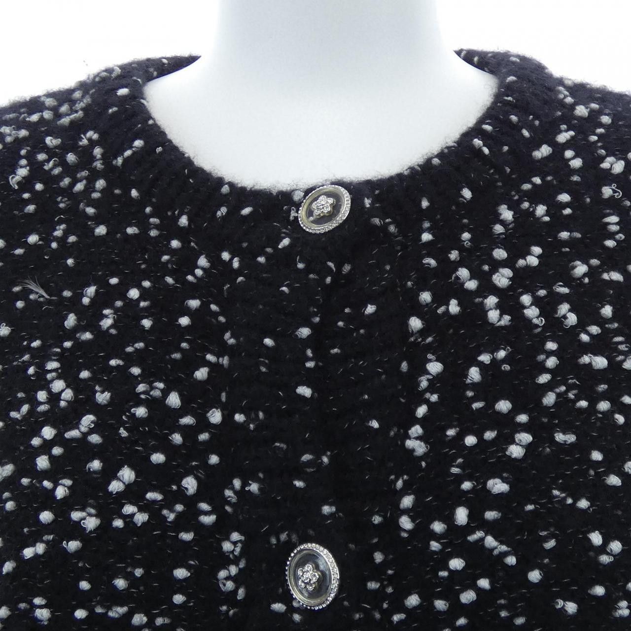 Chanel Chanel Chanel Cashmere Long Cardigan Textile Outerwear P76036K10976 DUTY FREE for USA Size ONE SIZE - 6 Thumbnail