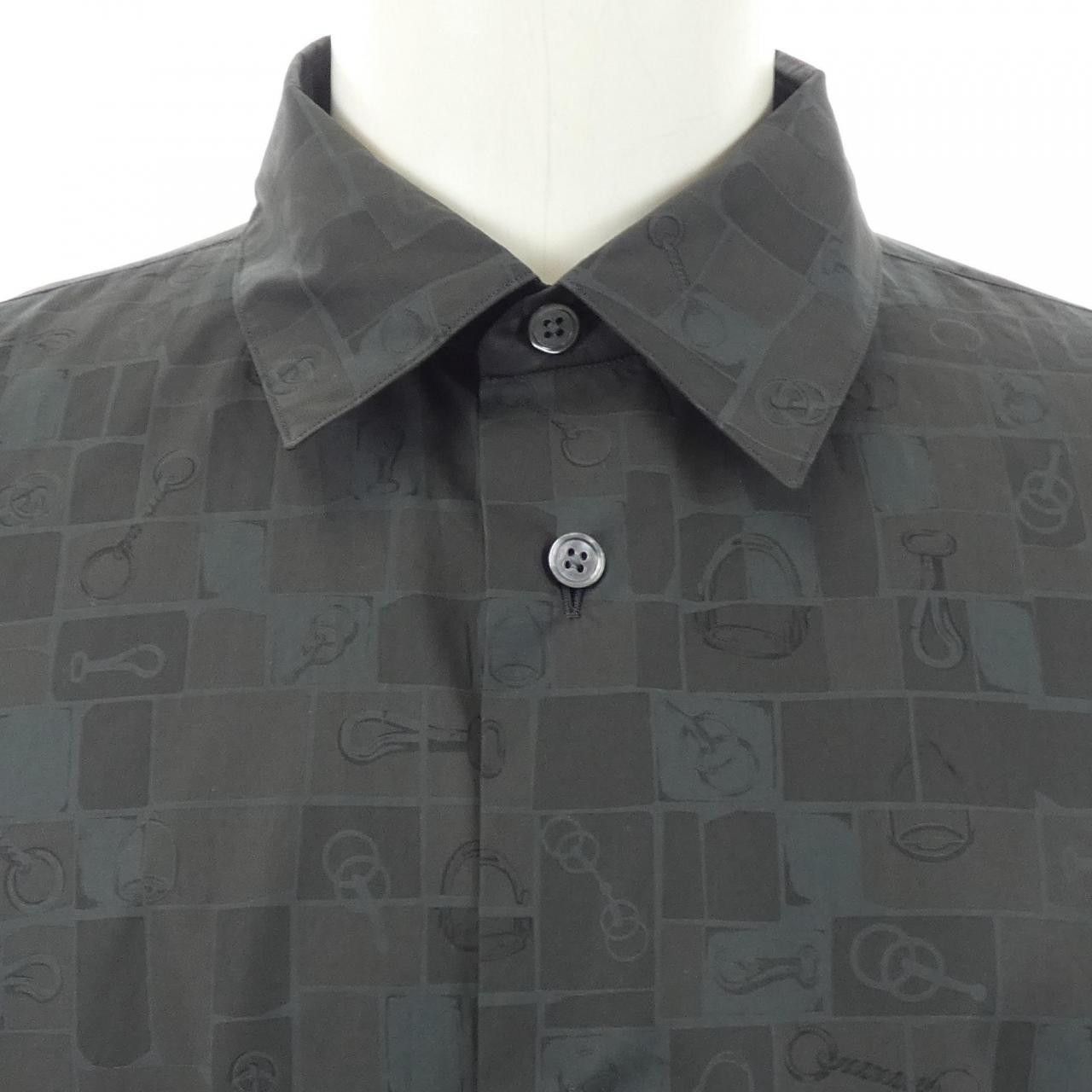 Hermes Hermes Hermes39 Shirt Textile Dress Shirt DUTY FREE for USA Size ONE SIZE - 5 Thumbnail