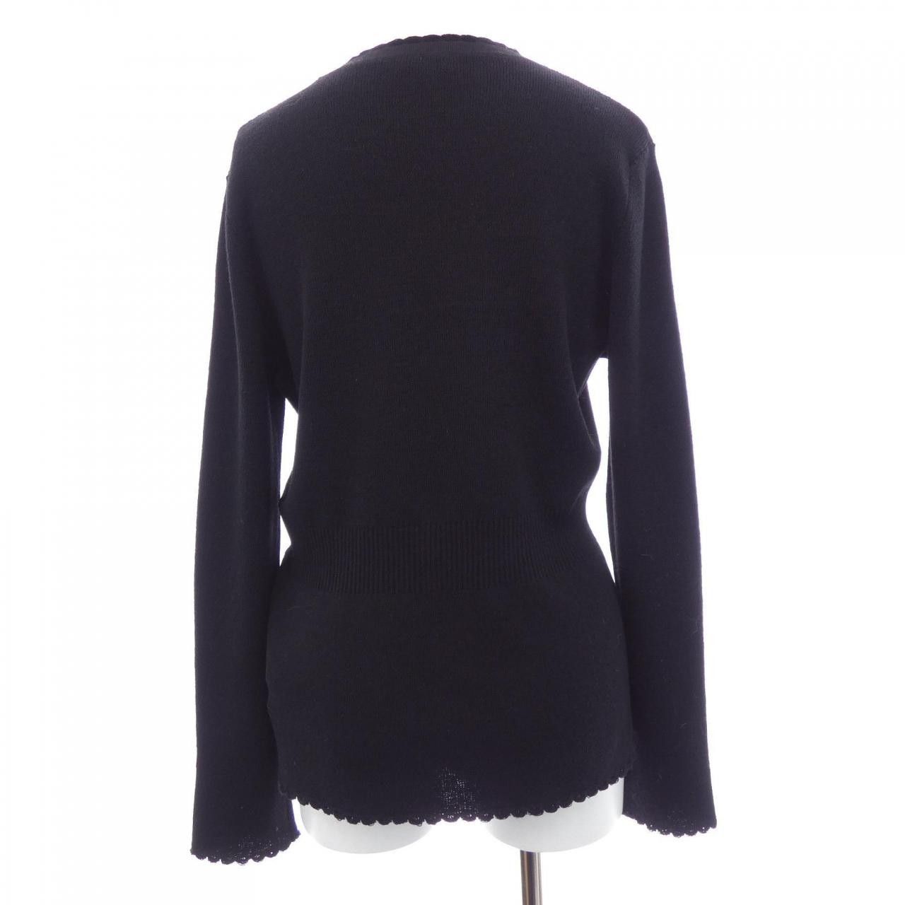 Chanel Chanel Chanel Wool Cardigan Textile Tops P78450K11301 DUTY FREE for USA Size ONE SIZE - 2 Thumbnail