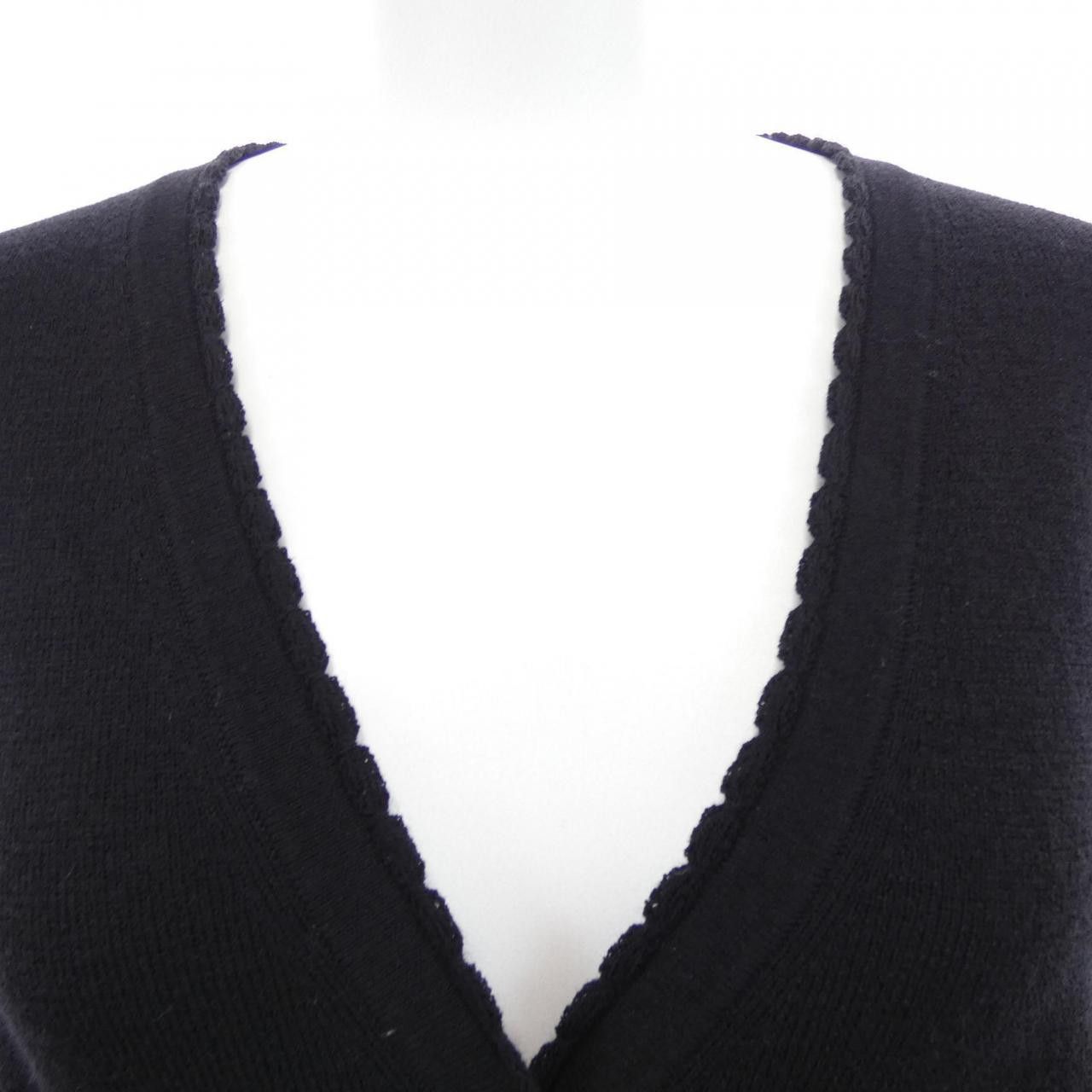 Chanel Chanel Chanel Wool Cardigan Textile Tops P78450K11301 DUTY FREE for USA Size ONE SIZE - 6 Thumbnail