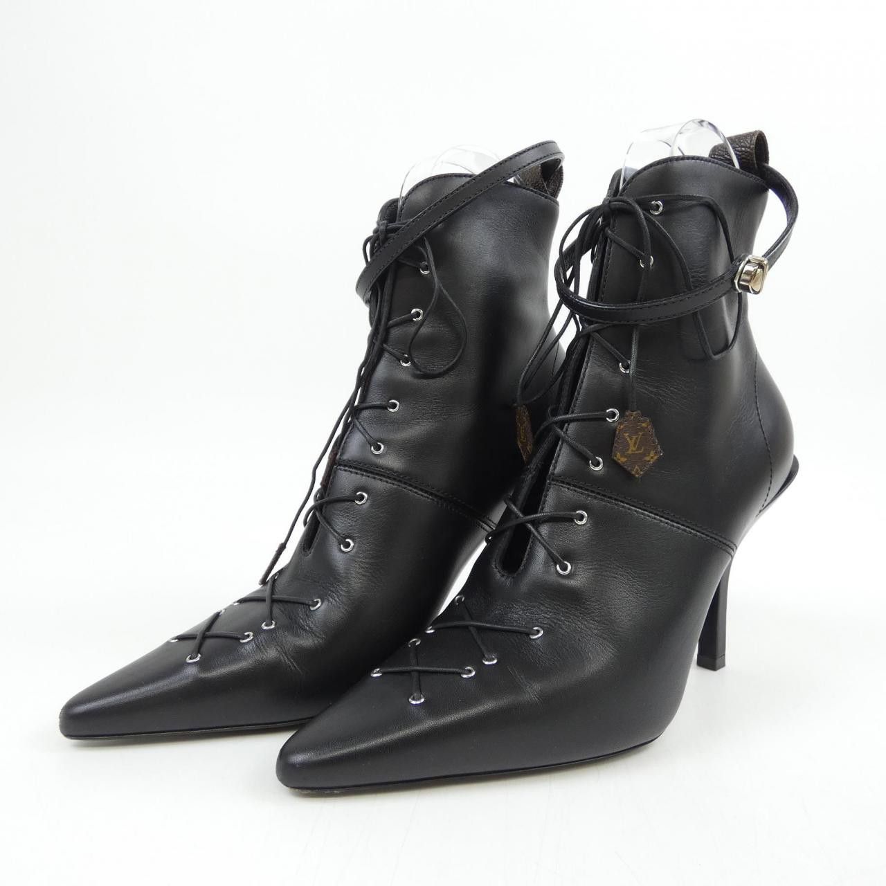 Louis Vuitton Louis Vuitton Louis Vuitton Janet Line Boots Leather Shoes DUTY FREE for USA Size ONE SIZE - 3 Thumbnail