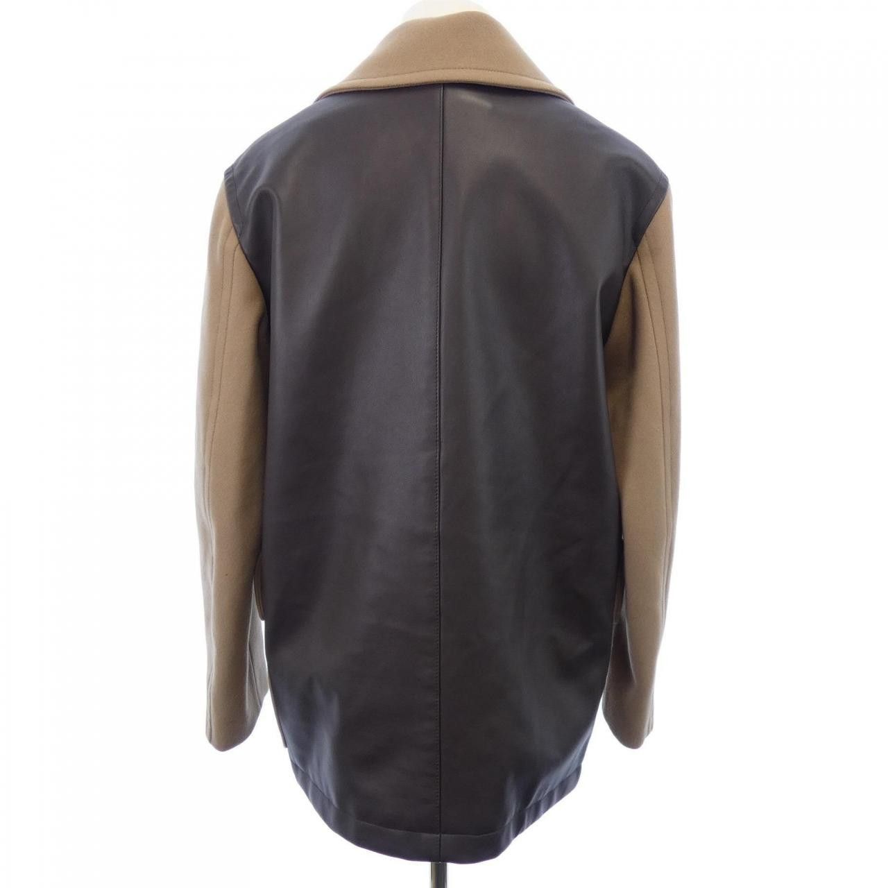 Hermes Hermes Hermes Wool Coat Textile Outerwear DUTY FREE for USA Size ONE SIZE - 2 Thumbnail