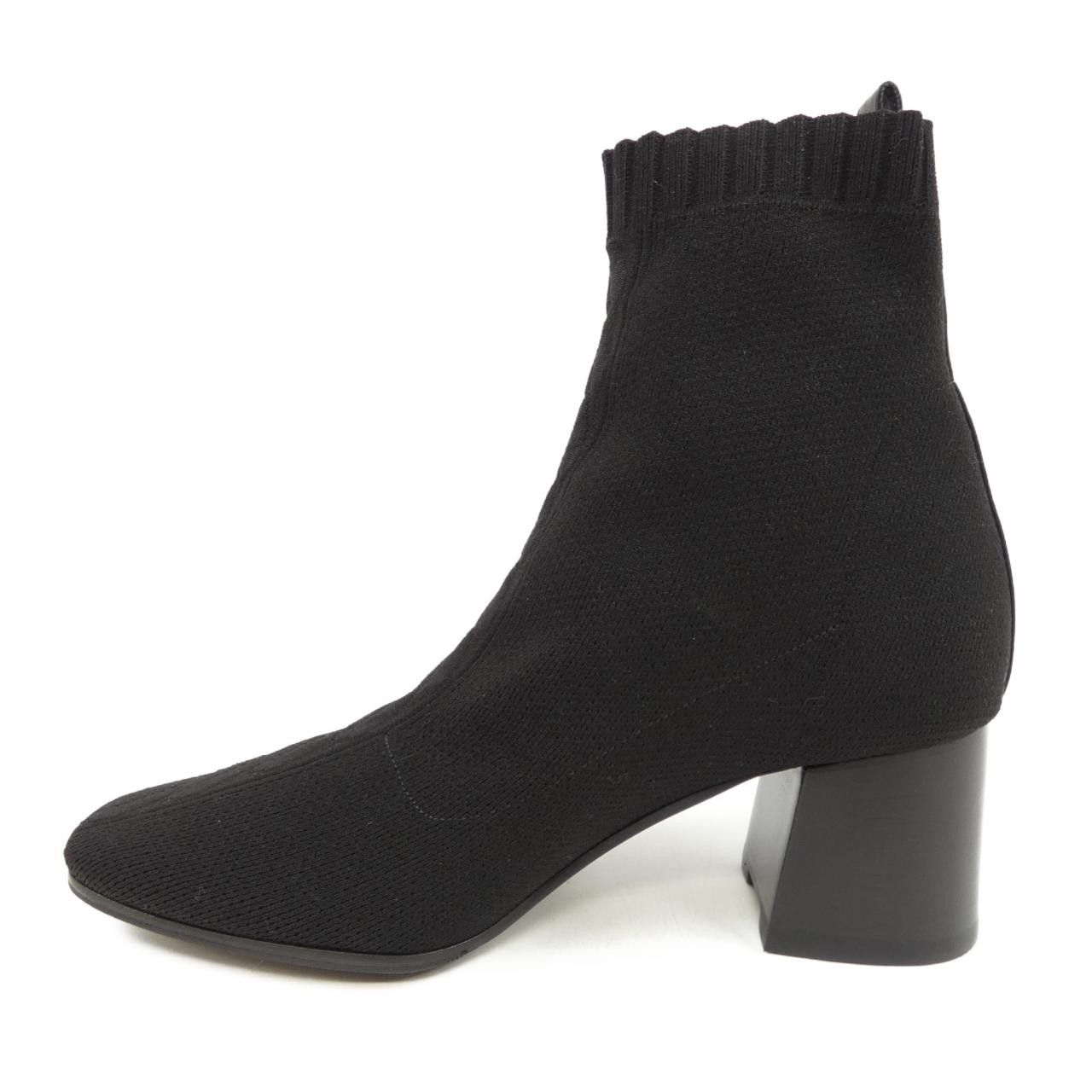 Hermes Hermes Hermès JENNA Knit Calfskin Boots Textile Shoes DUTY FREE for USA Size ONE SIZE - 2 Thumbnail