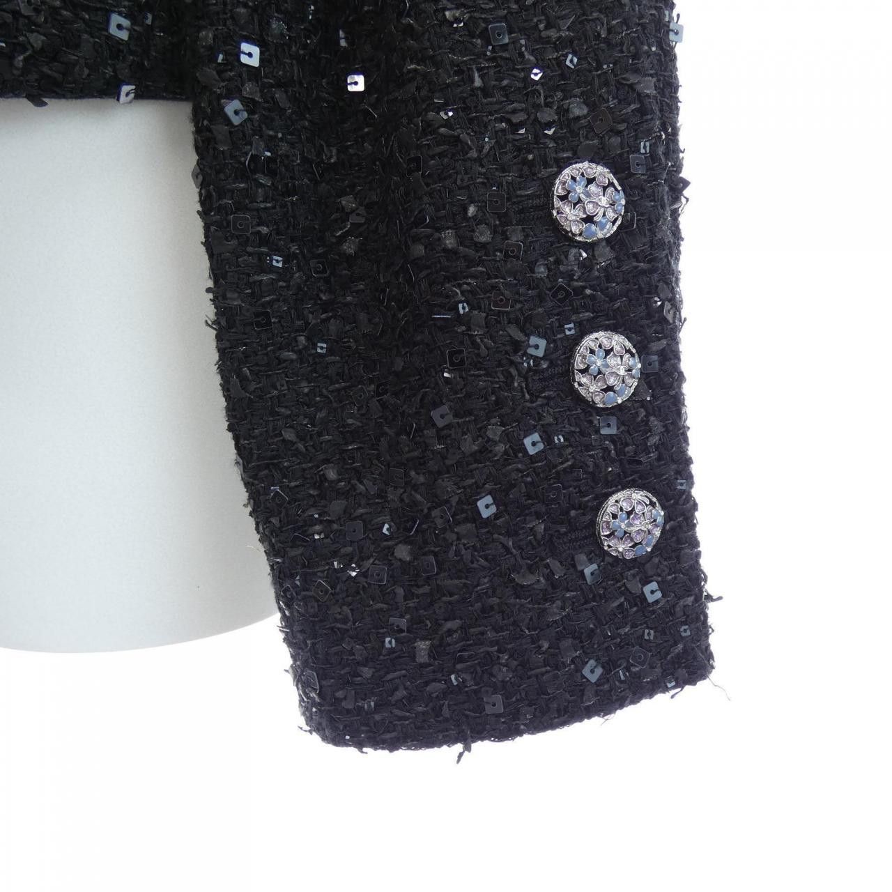 Chanel Chanel Chanel LOOK47 Unknown Material Jacket Textile Outerwear P77233V68962 DUTY FREE for USA Size ONE SIZE - 7 Thumbnail