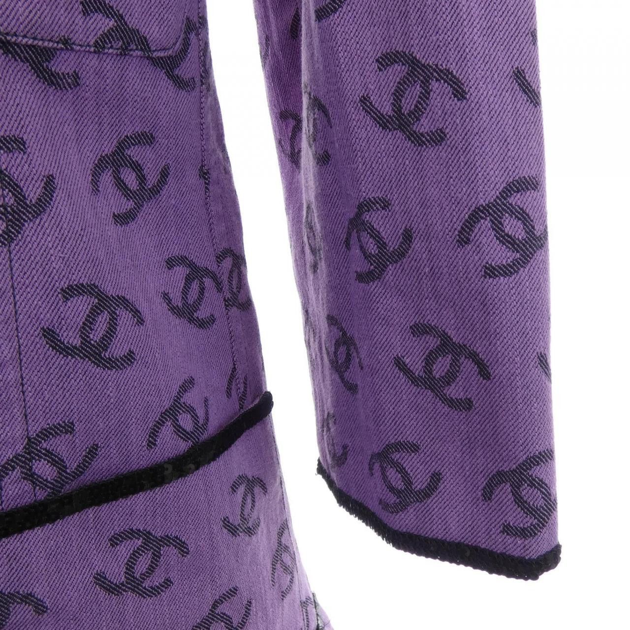 Chanel Chanel Chanel Collarless Jacket Textile Outerwear P72568V64160 DUTY FREE for USA Size ONE SIZE - 7 Thumbnail