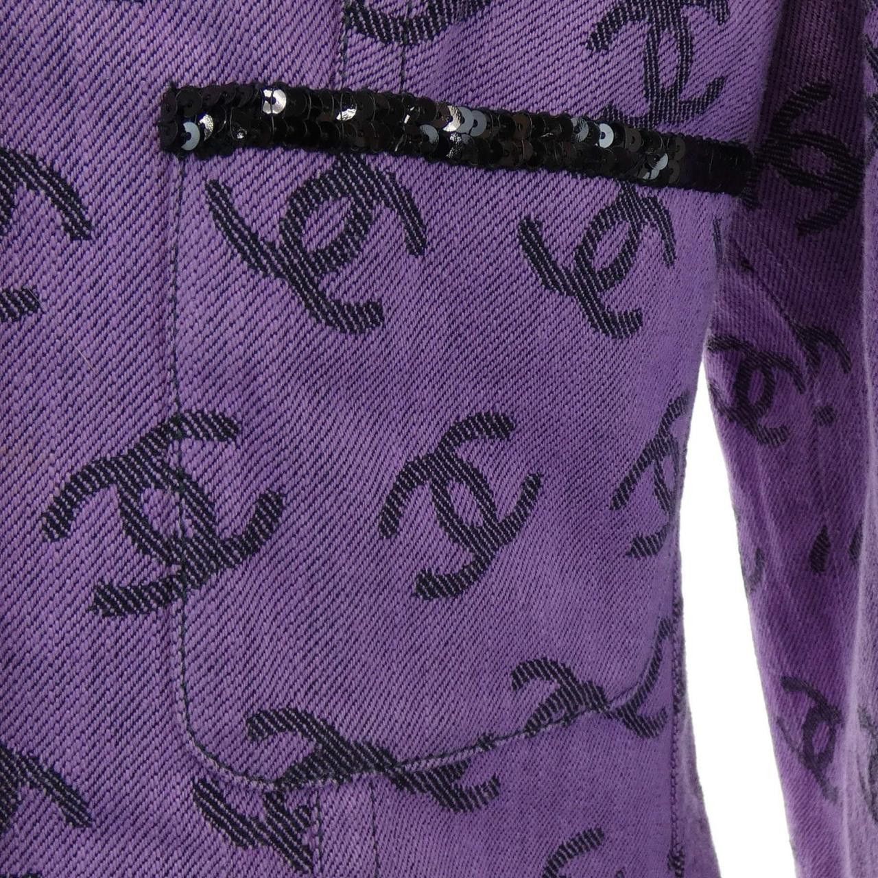 Chanel Chanel Chanel Collarless Jacket Textile Outerwear P72568V64160 DUTY FREE for USA Size ONE SIZE - 8 Thumbnail