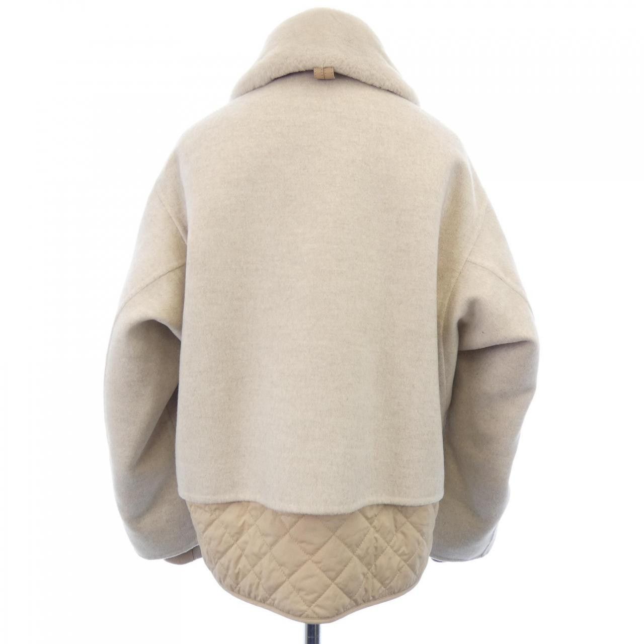 Hermes Hermes Hermès 5H0287DB Cashmere Jacket 34 Textile Outerwear DUTY FREE for USA Size ONE SIZE - 2 Thumbnail