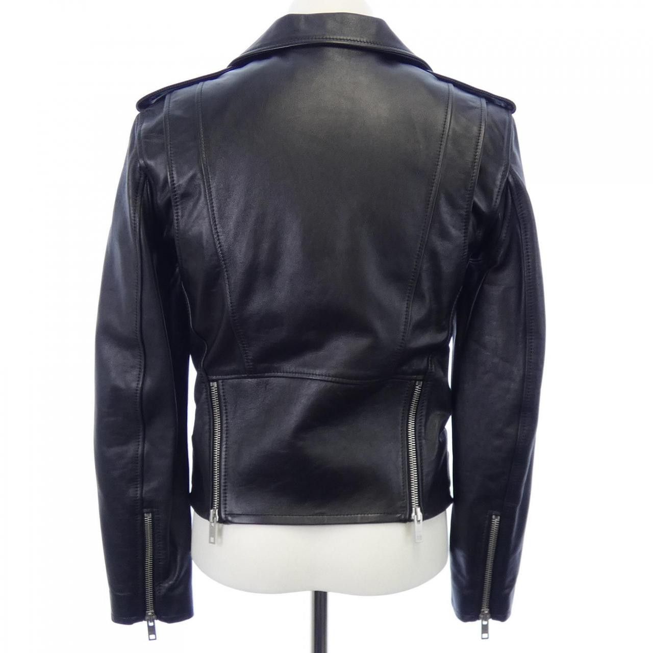 Celine Celine Celine Classic Biker Jacket Calfskin Jacket Leather Outerwear 2E158599E DUTY FREE for USA Size ONE SIZE - 2 Thumbnail