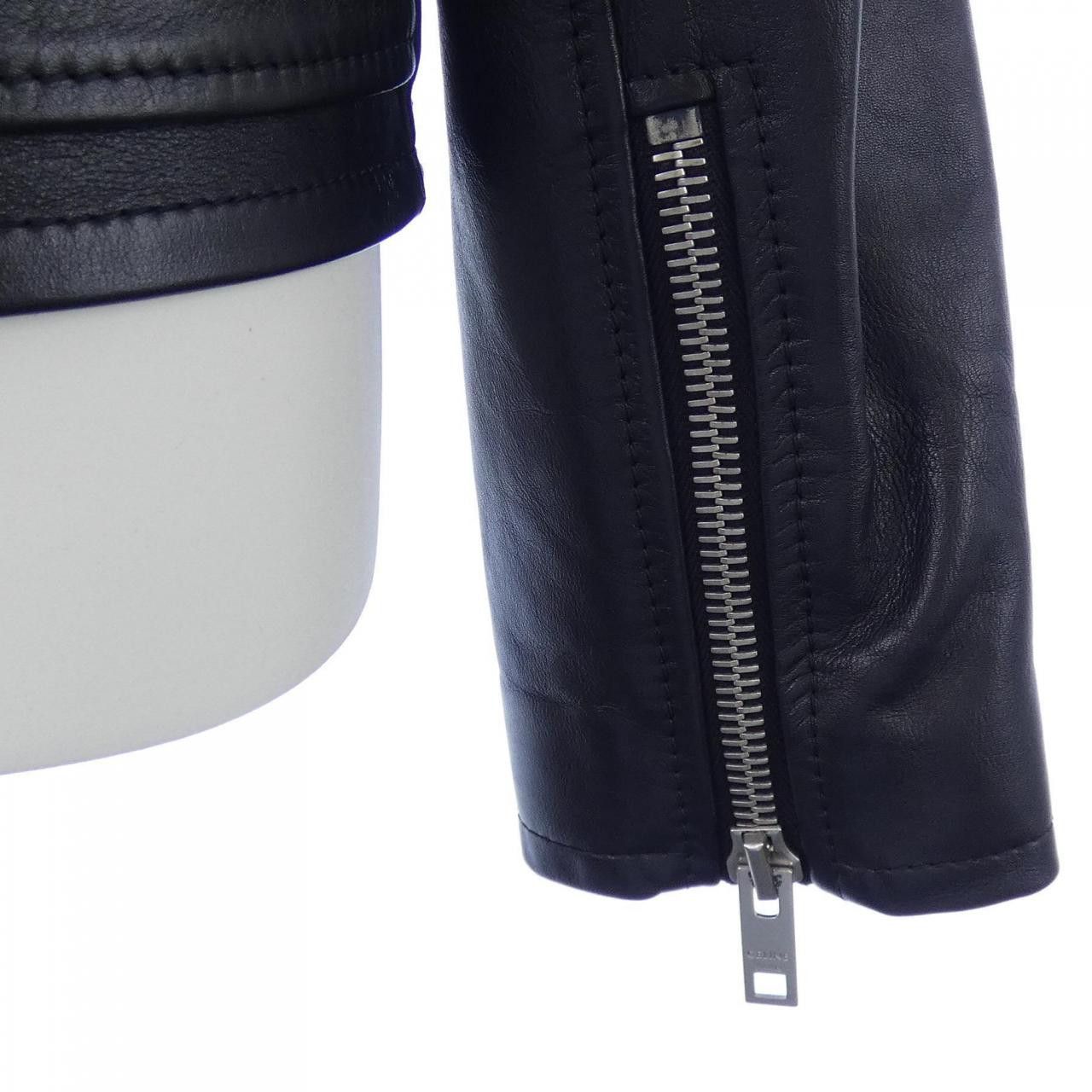 Celine Celine Celine Classic Biker Jacket Calfskin Jacket Leather Outerwear 2E158599E DUTY FREE for USA Size ONE SIZE - 6 Thumbnail