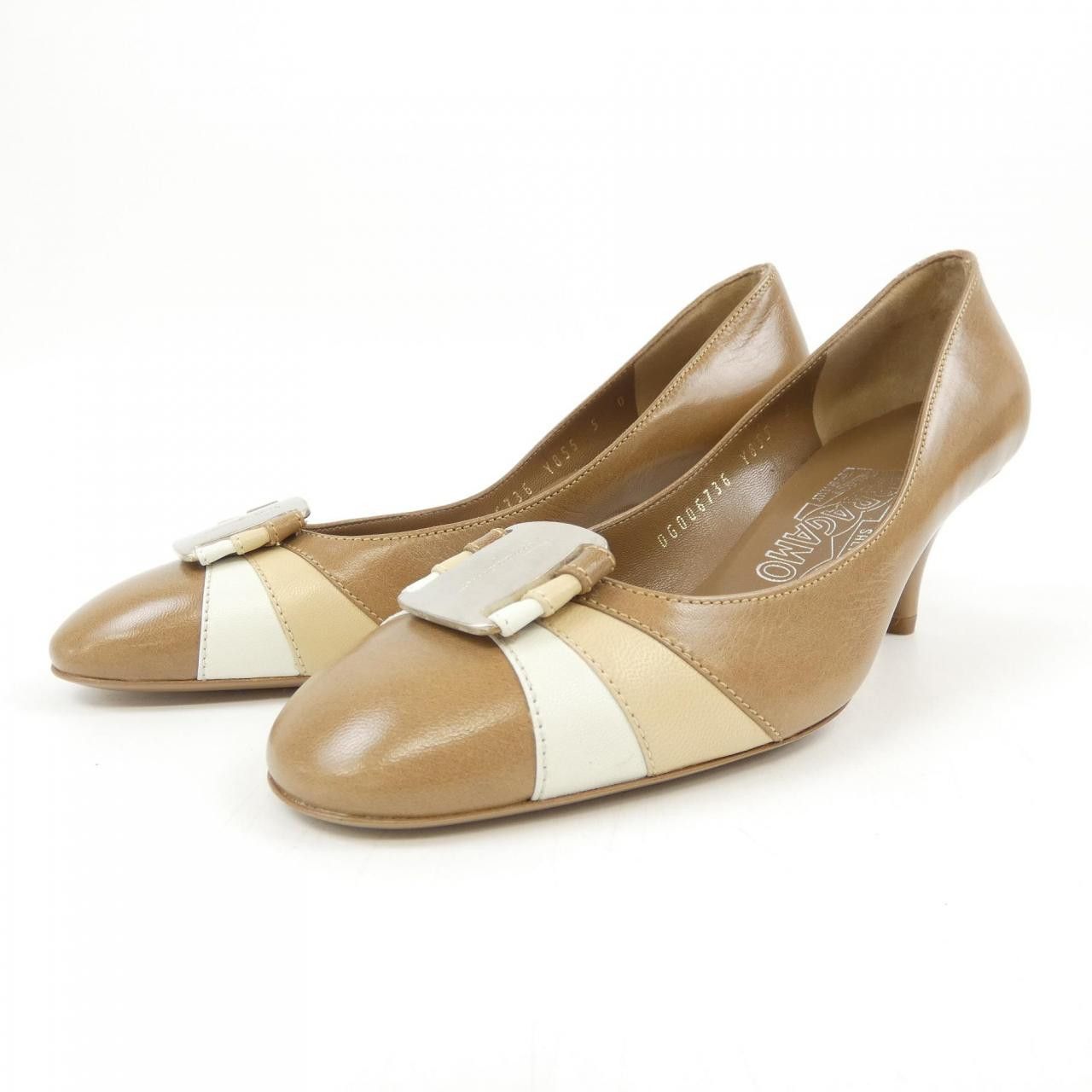 Salvatore Ferragamo Salvatore Ferragamo Salvatore Ferragamo DG006736 Y855 Pumps Leather Shoes DG006736 Y855 DUTY FREE for USA Size ONE SIZE - 3 Thumbnail