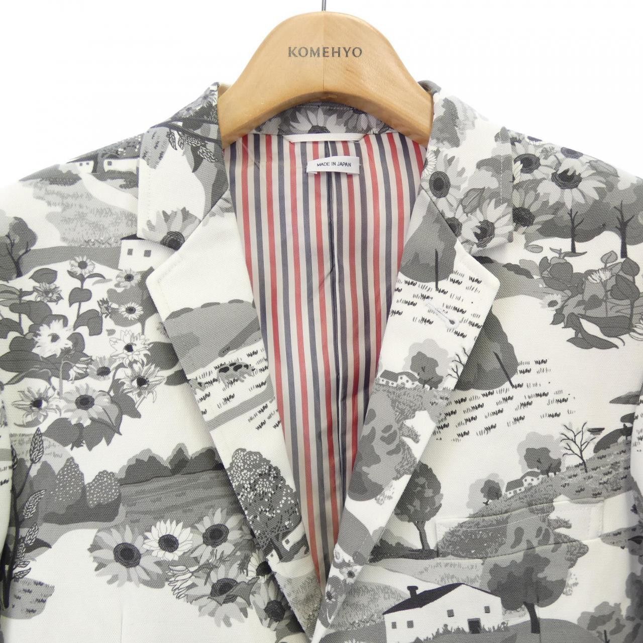 Thom Browne Thom Browne Thom Browne Jacket Textile Outerwear MJU426A-F0228 DUTY FREE for USA Size ONE SIZE - 5 Thumbnail