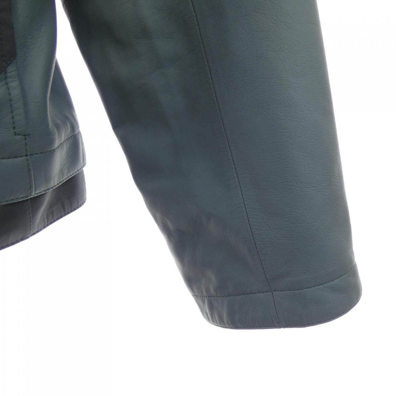 Hermes Hermes Hermes 553020HA Leather Jacket 48 Leather Outerwear DUTY FREE for USA Size ONE SIZE - 6 Thumbnail