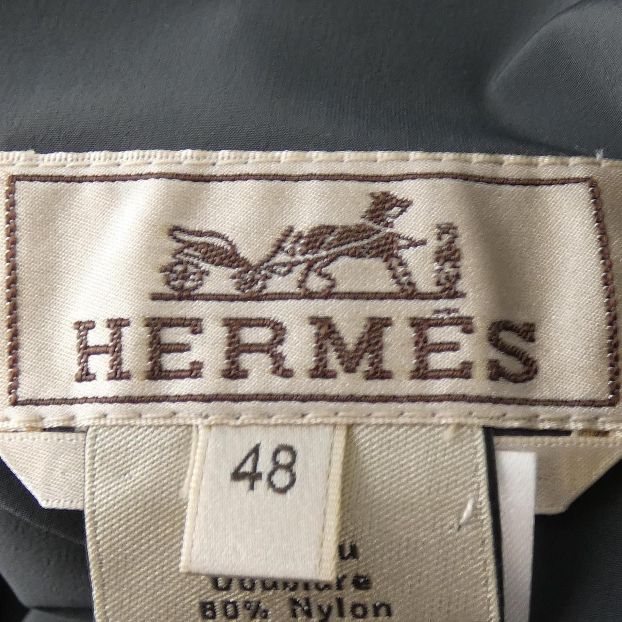 Hermes Hermes Hermes 553020HA Leather Jacket 48 Leather Outerwear DUTY FREE for USA Size ONE SIZE - 4 Thumbnail