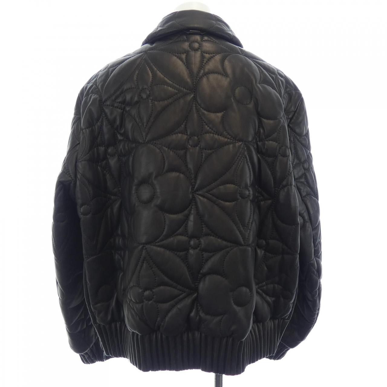 Louis Vuitton Louis Vuitton Louis Vuitton Leather Jacket Leather Outerwear HLL55EET7 DUTY FREE for USA Size ONE SIZE - 2 Thumbnail