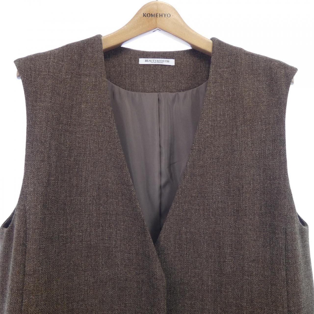 United Arrows United Arrows Beauty&Youth Long Vest Textile Outerwear DUTY FREE for USA Size ONE SIZE - 5 Thumbnail
