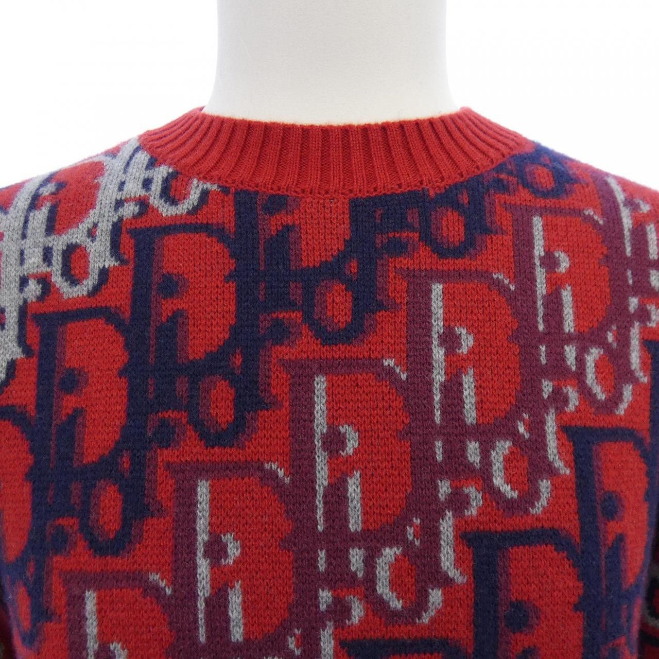 Dior Dior Dior Dior Oblique Wool Jacquard Knit Textile Tops 683M688A2026 DUTY FREE for USA Size ONE SIZE - 5 Thumbnail