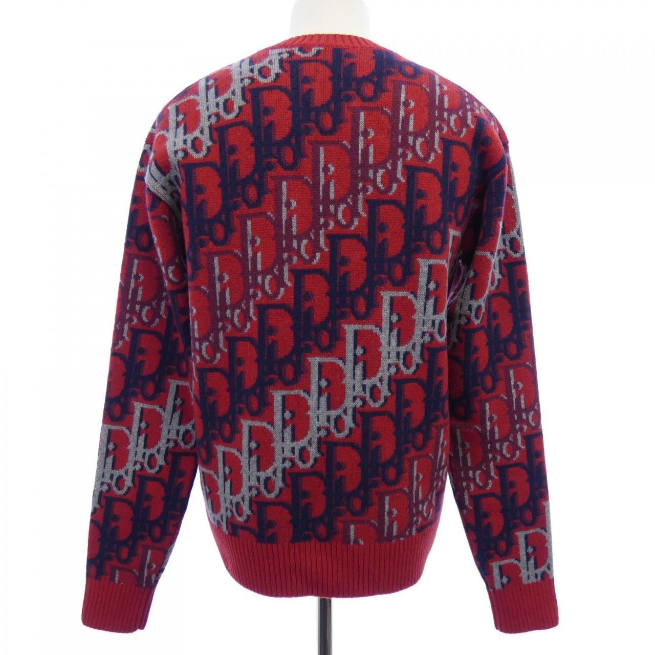 Dior Dior Dior Dior Oblique Wool Jacquard Knit Textile Tops 683M688A2026 DUTY FREE for USA Size ONE SIZE - 2 Thumbnail