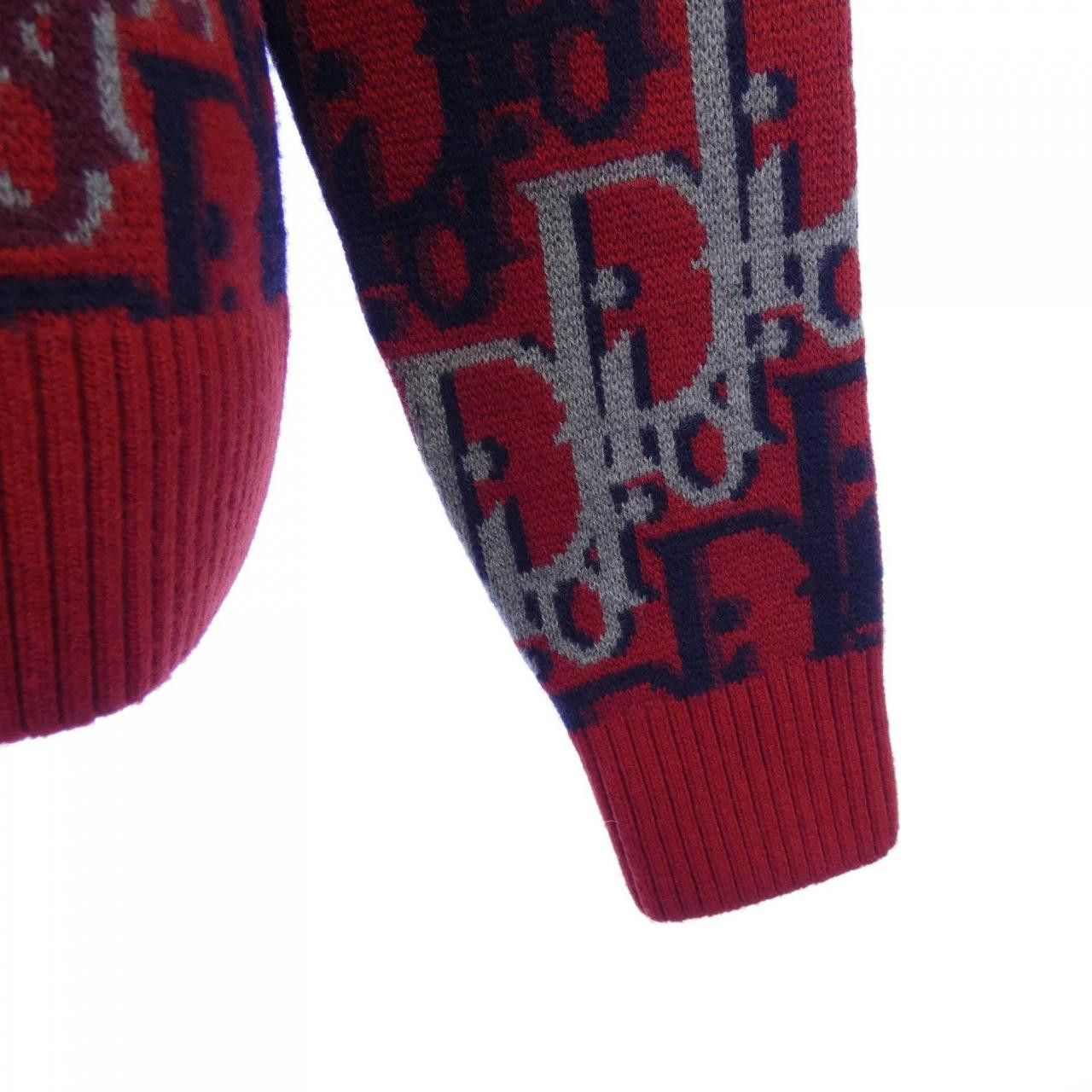 Dior Dior Dior Dior Oblique Wool Jacquard Knit Textile Tops 683M688A2026 DUTY FREE for USA Size ONE SIZE - 6 Thumbnail