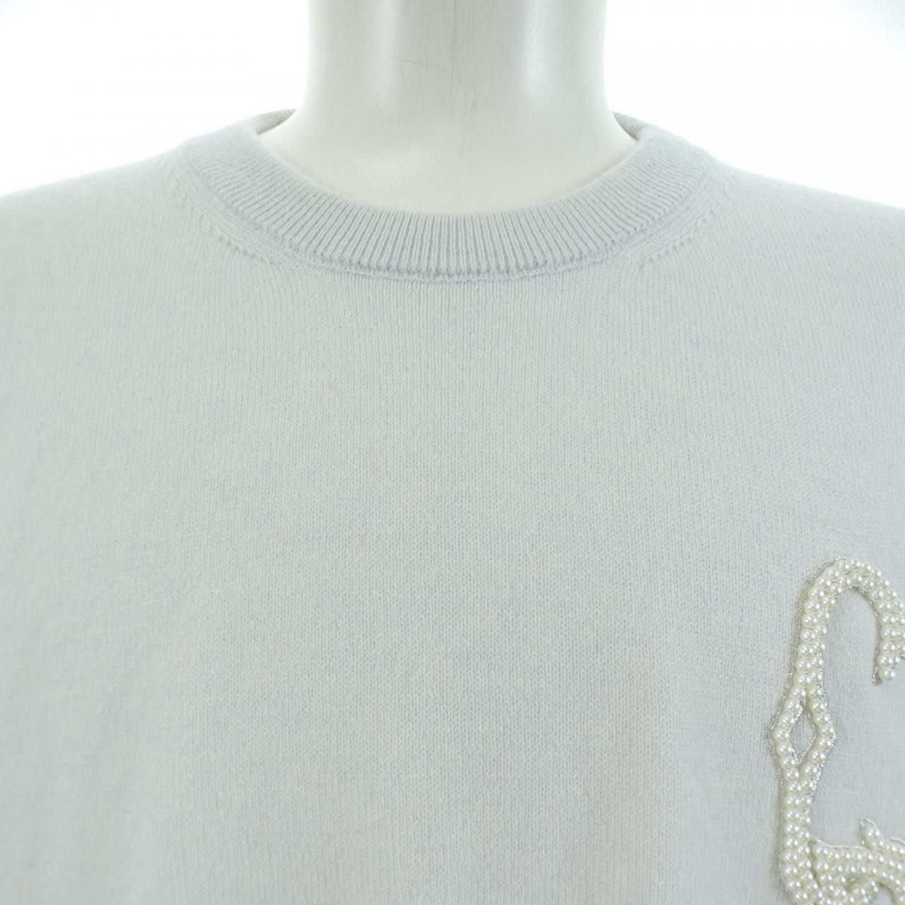 Dior Dior Dior 100% Cashmere Knit Textile Tops 343M640AT721 DUTY FREE for USA Size ONE SIZE - 6 Thumbnail