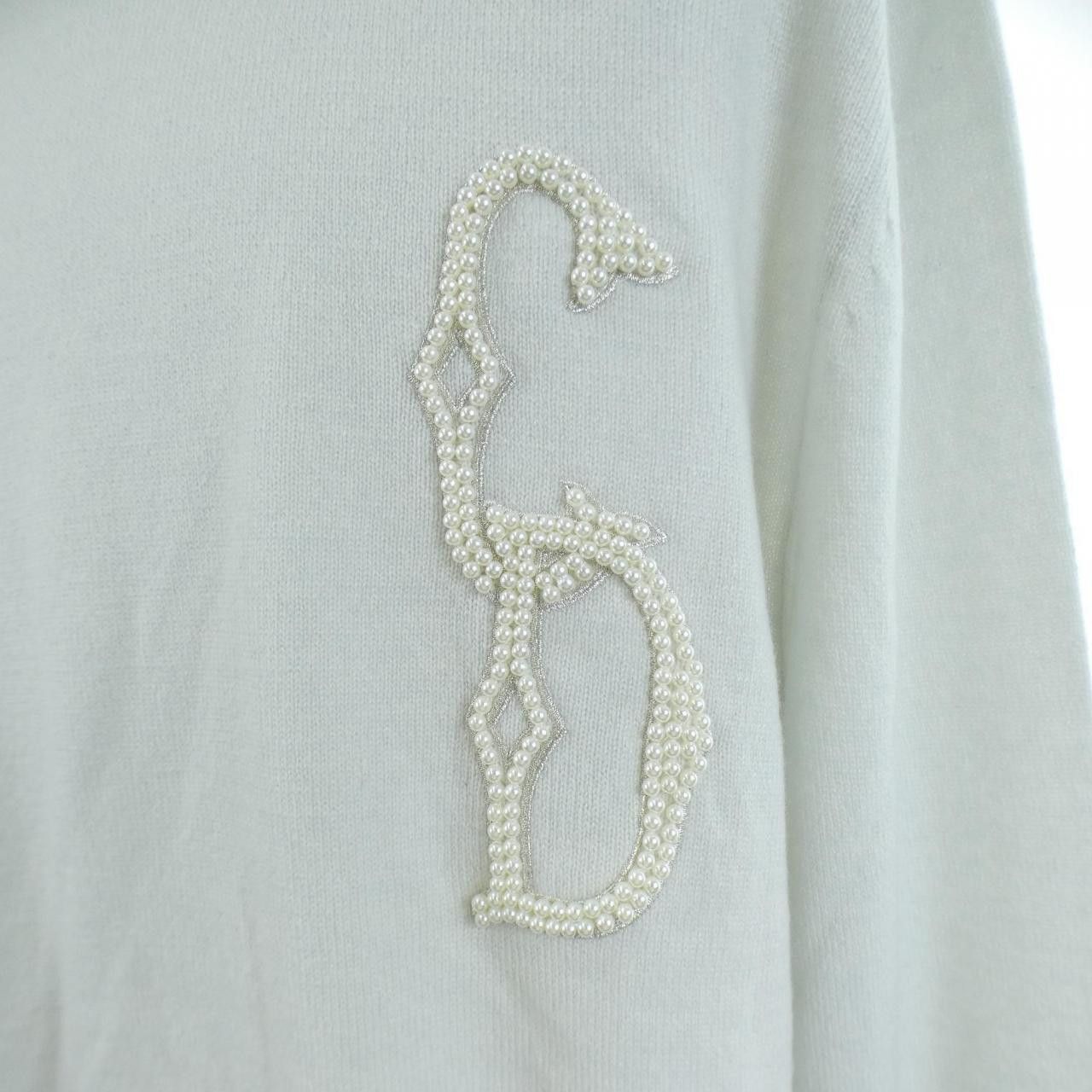 Dior Dior Dior 100% Cashmere Knit Textile Tops 343M640AT721 DUTY FREE for USA Size ONE SIZE - 5 Thumbnail
