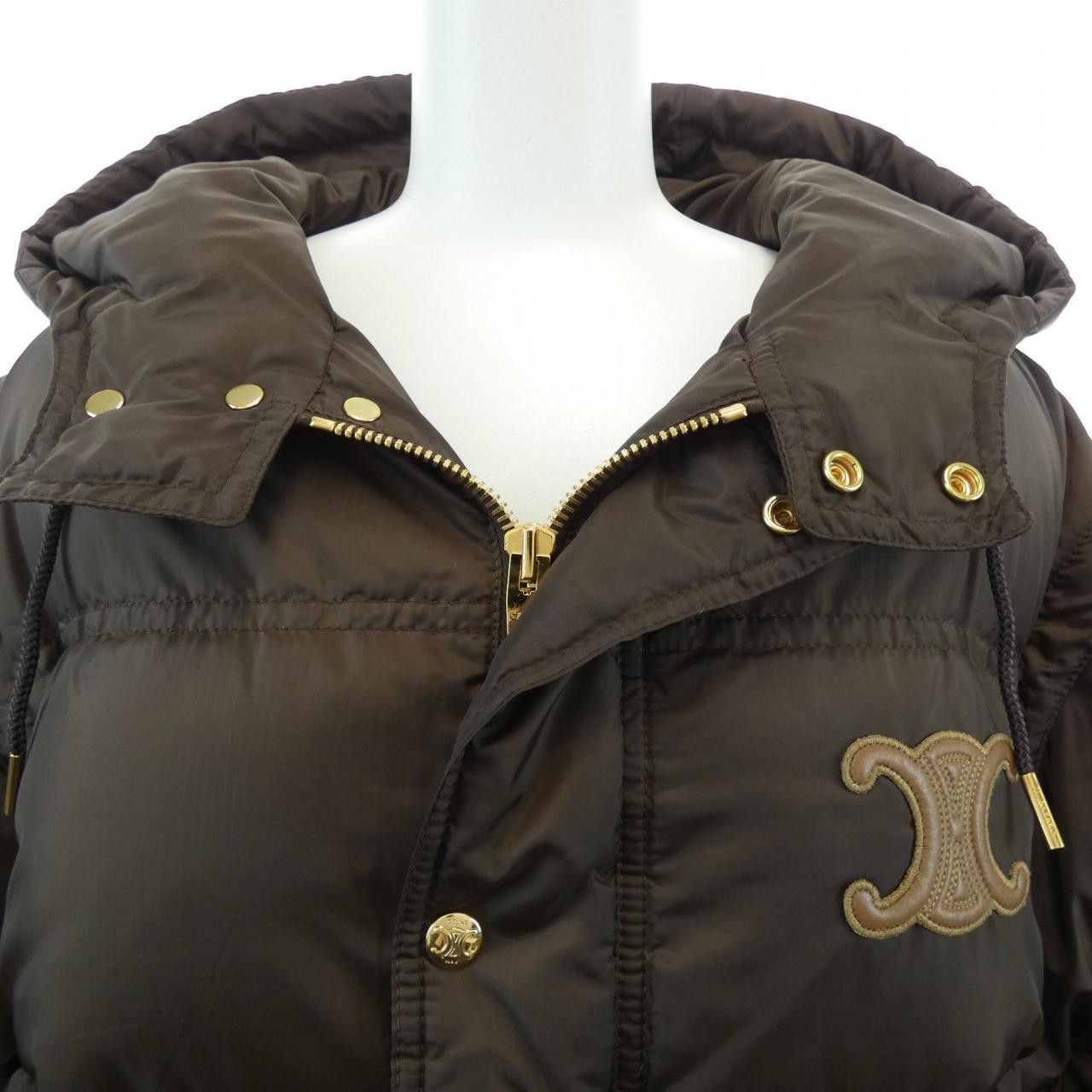 Celine Celine Celine Triomphe Down Jacket Textile Outerwear 2W661901V DUTY FREE for USA Size ONE SIZE - 5 Thumbnail