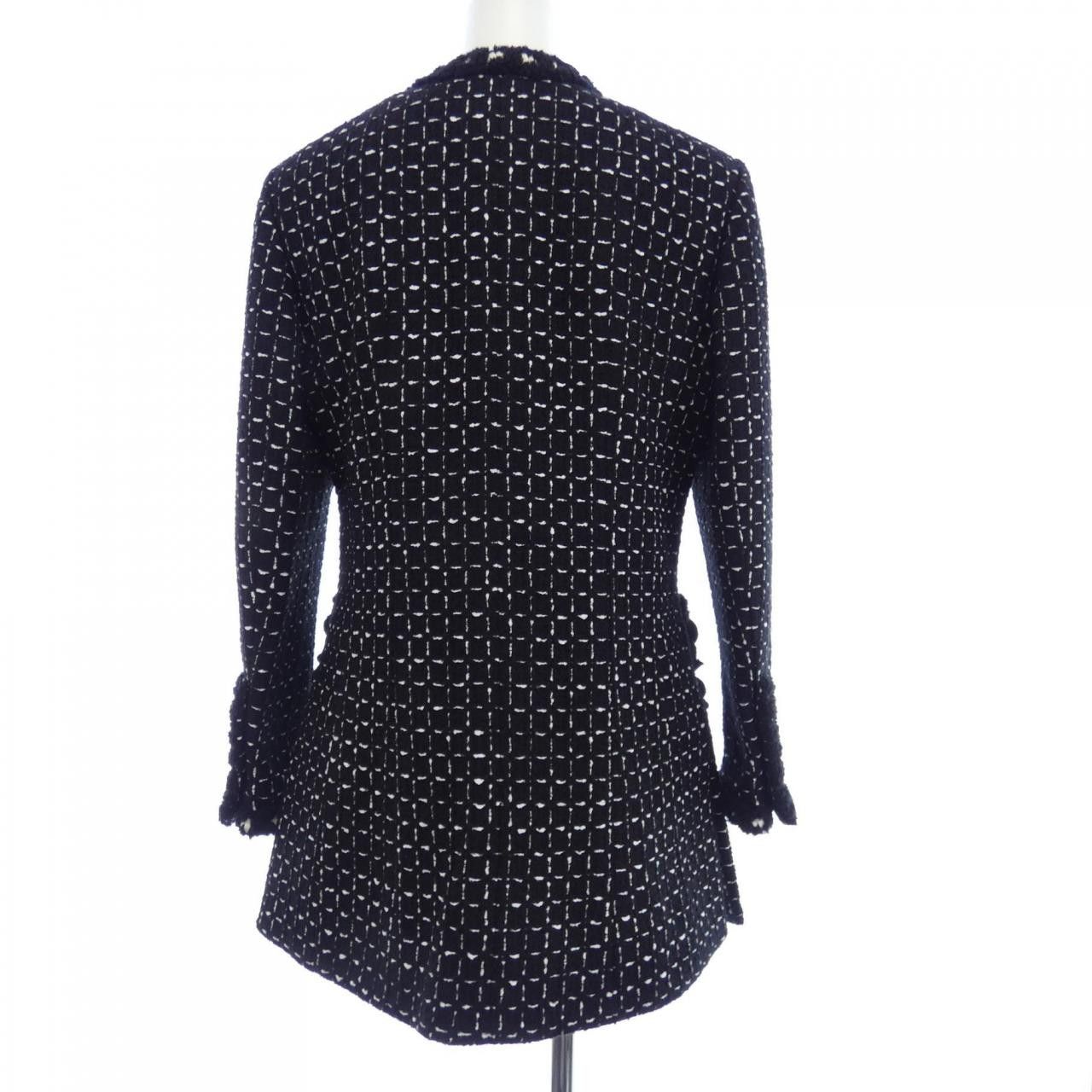 Chanel Chanel Chanel Collarless Jacket Textile Outerwear P75819V67489 DUTY FREE for USA Size ONE SIZE - 2 Thumbnail