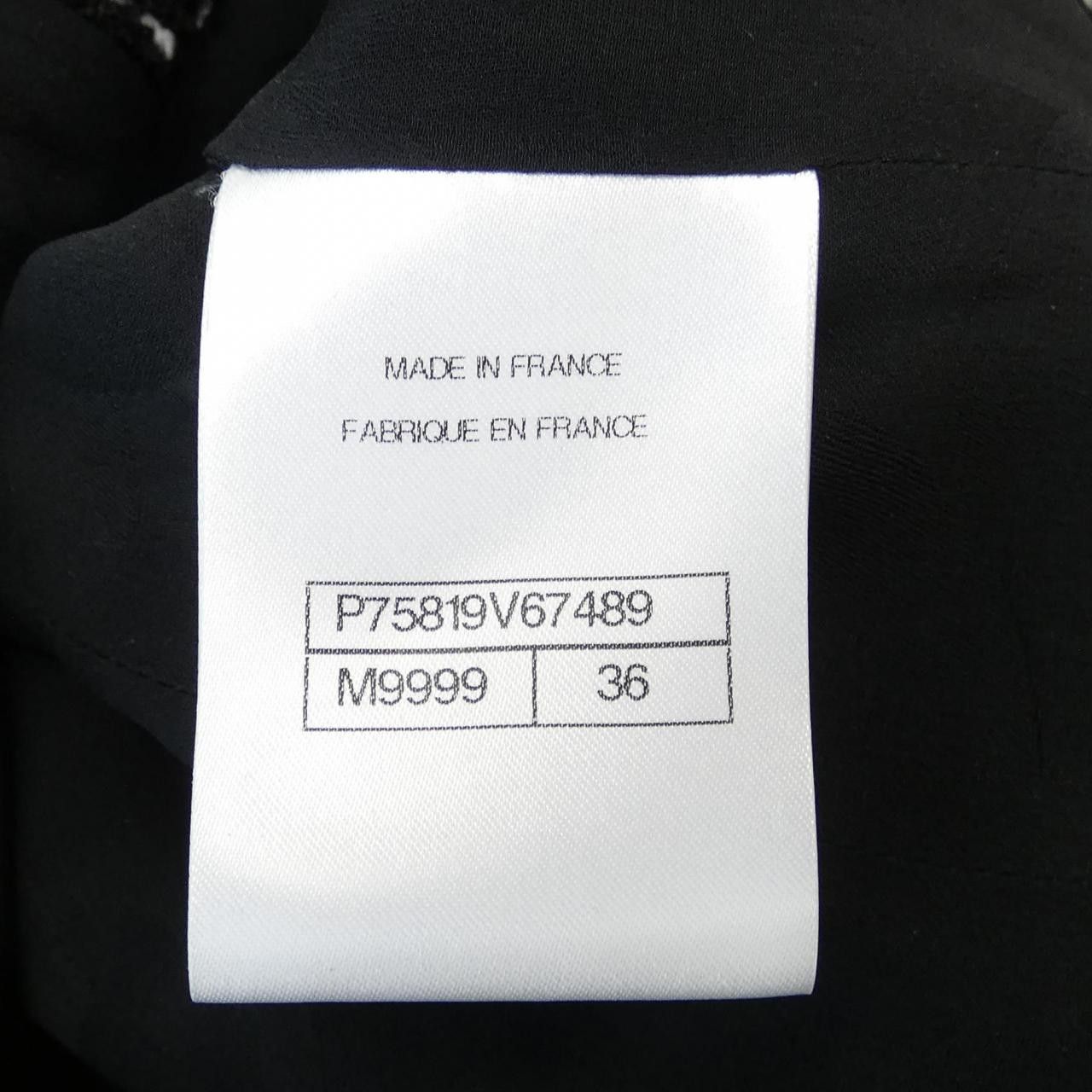 Chanel Chanel Chanel Collarless Jacket Textile Outerwear P75819V67489 DUTY FREE for USA Size ONE SIZE - 4 Thumbnail