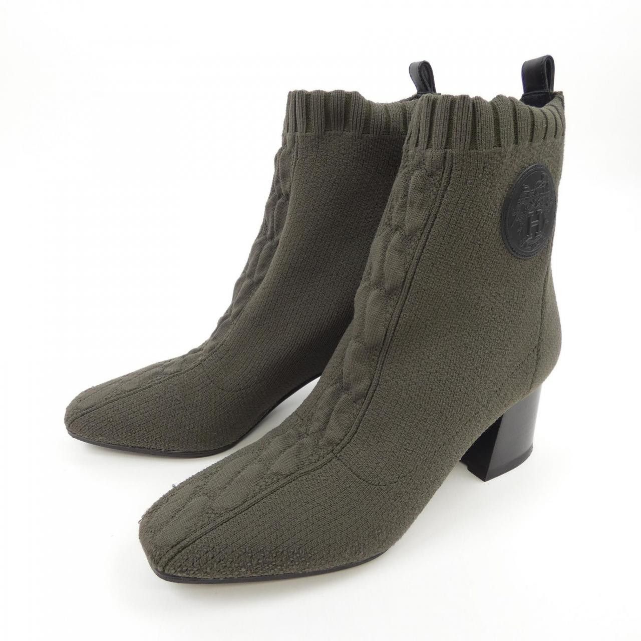 Hermes Hermes Hermes Knit Boots Textile Shoes DUTY FREE for USA Size ONE SIZE - 3 Thumbnail