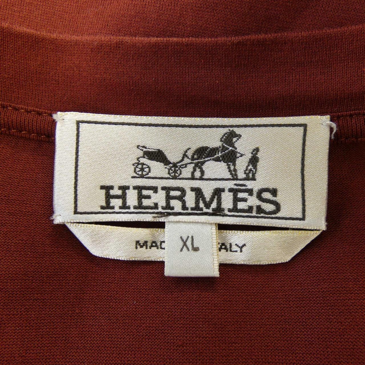 Hermes Hermes Hermes Chaine d’Ancre Cotton T Shirt Textile T-Shirts DUTY FREE for USA Size ONE SIZE - 4 Thumbnail